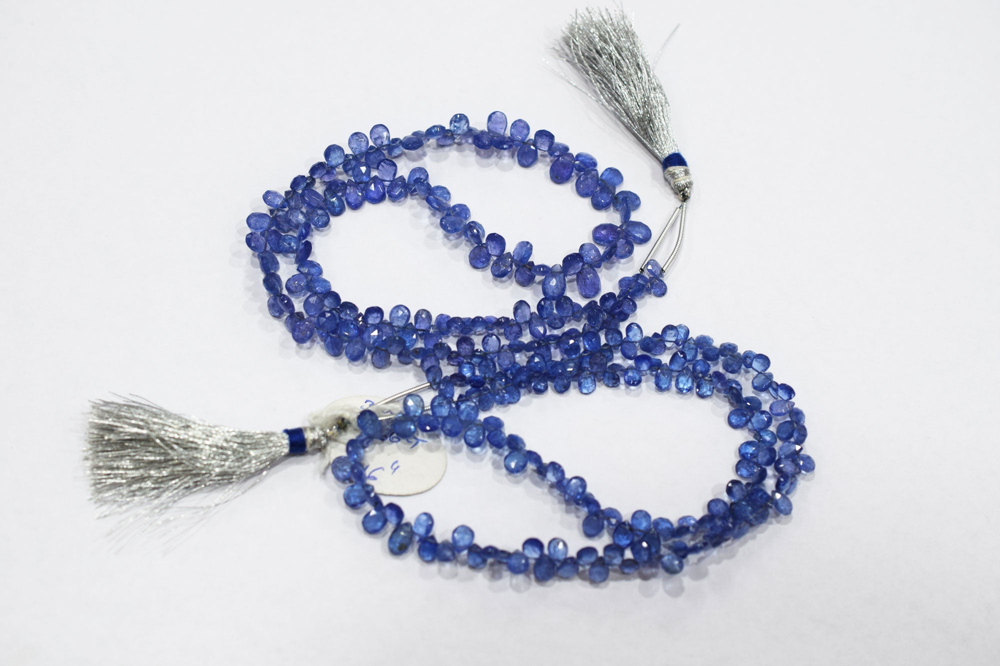 Tanzanite Faceted Pear Shape Faceted Briolettes , Sold By Strand , 3.50x5 - 5x7.50 mm , 16 Inches ,  17553
