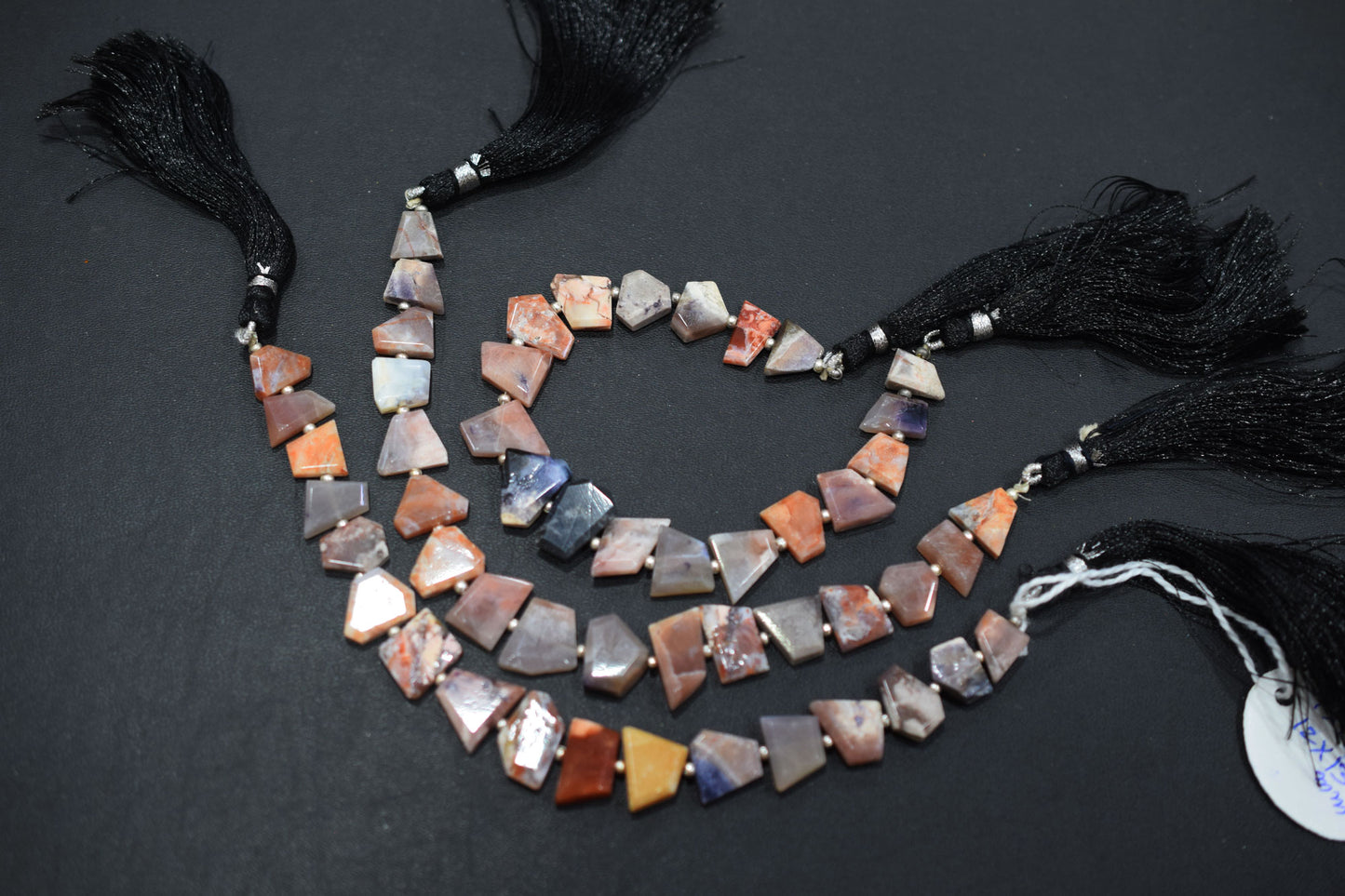 Mexican Opal Geometrical Cut Flat Nuggets Beads , Sold By Strand , 7x8 - 11x13 mm , 7", 17557