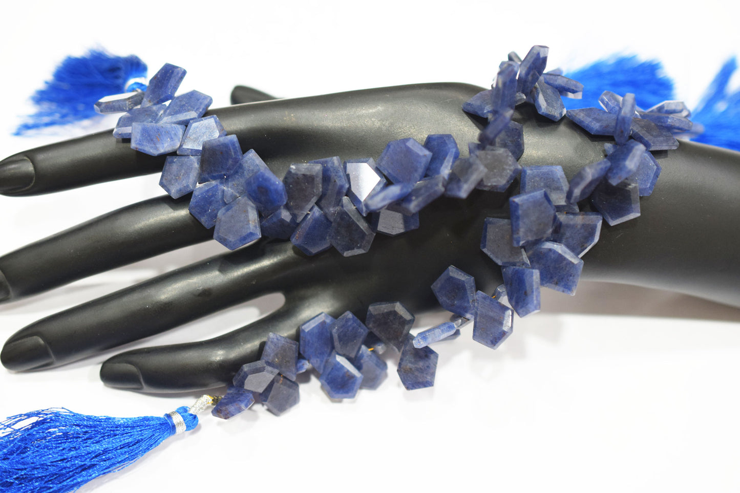 Natural Blue Aventurine Tablet Cut Geometrical Cut Gemstone , Sold By Strand , 9x13 - 12x14 mm , 7" , 17886B
