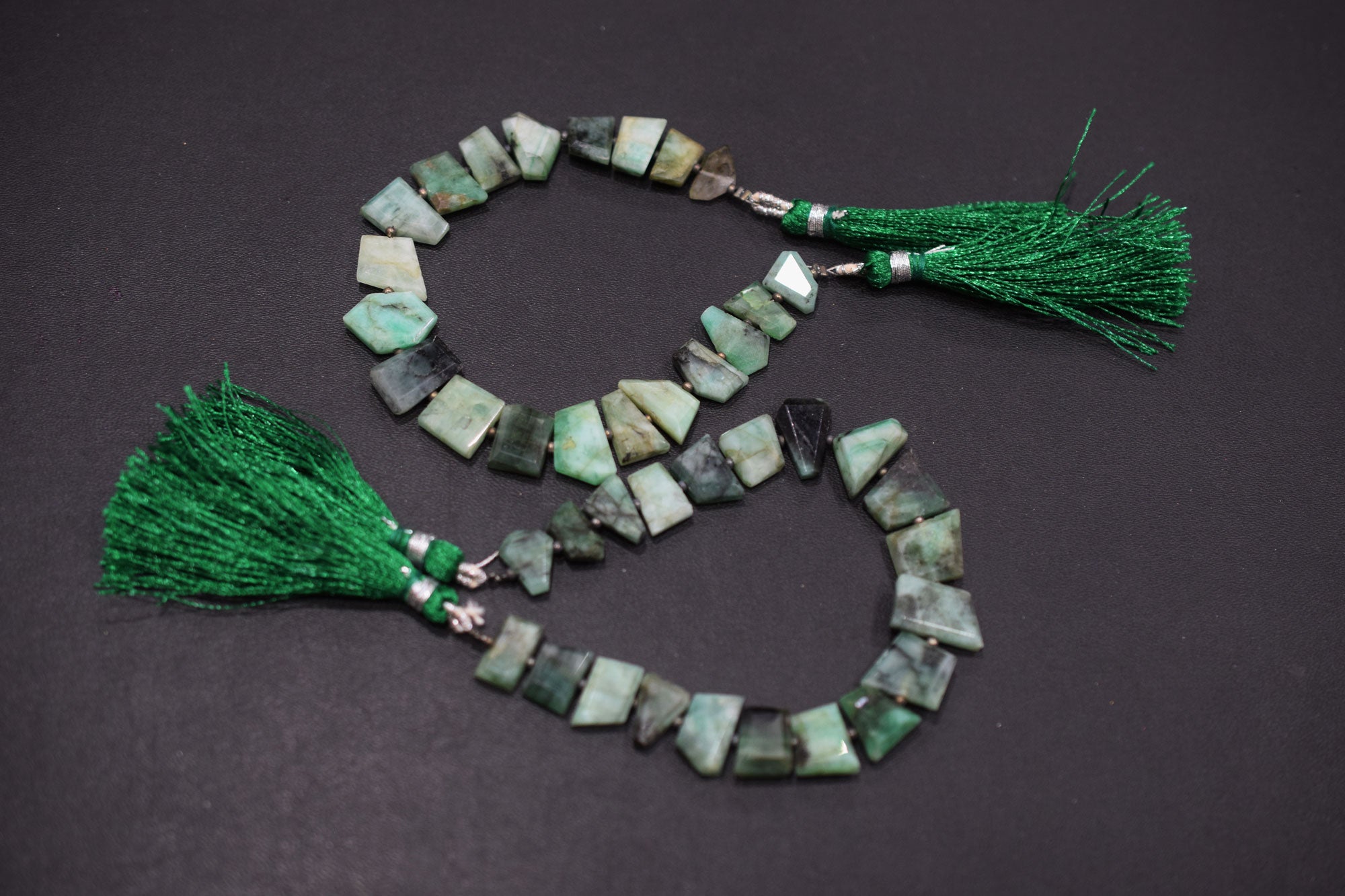 Natural Sakota Emerald Tablet Cut Geometrical Cut Gemstone , Sold By Strand , 6x10 - 10x14 mm , 7 Inches , 17892