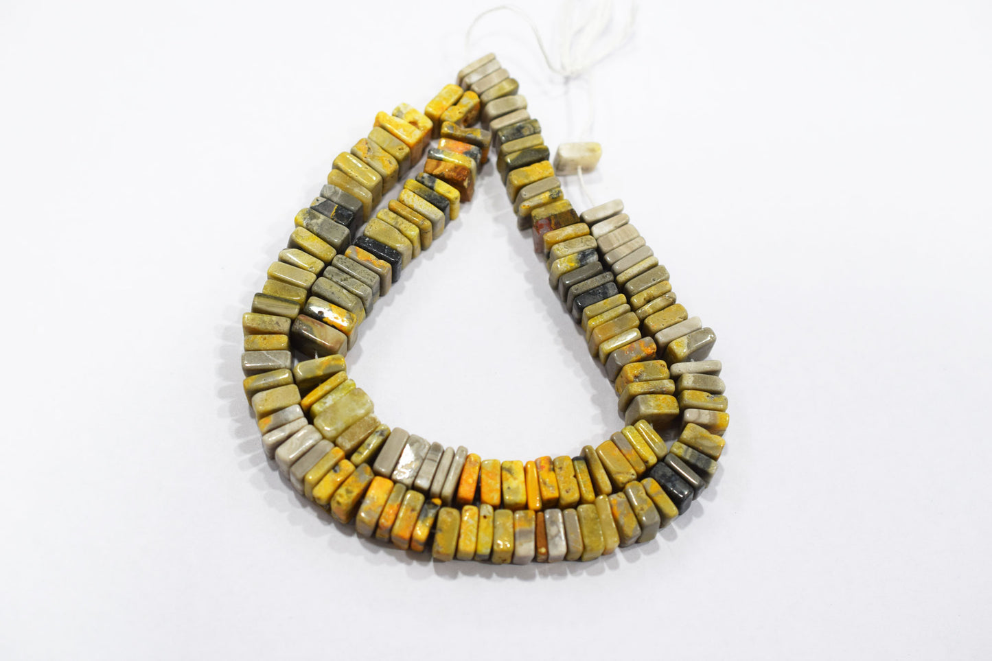 Yellow Shaded Jasper Smooth Heishi Square Shape Beads , Sold By Strand , 9x9 - 10x10 mm , 16" , 17947