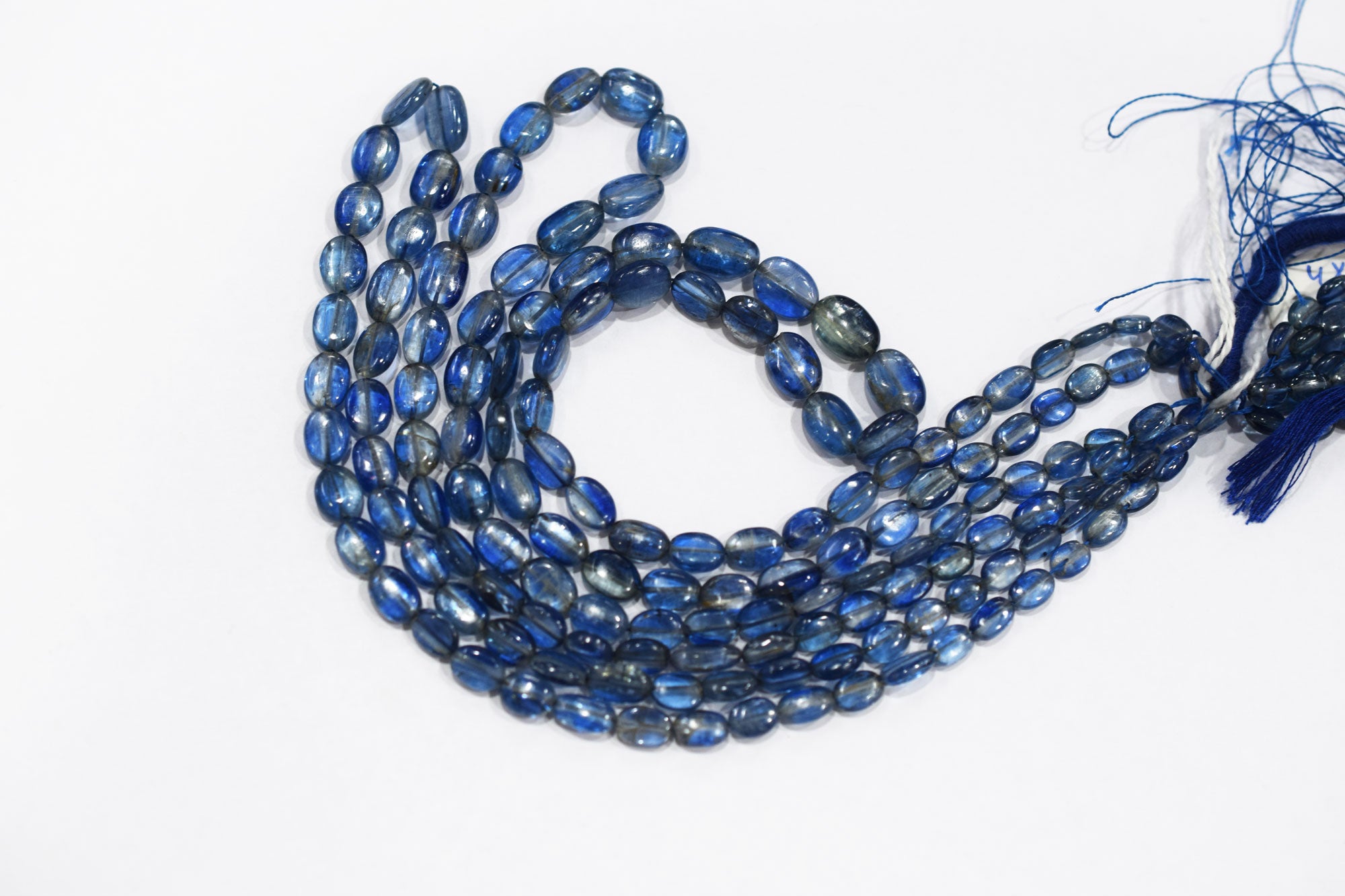 Himalayan Kyanite Smooth Oval Nuggets Shape Beads , Sold By Strand , 4x6 - 8x11 mm , 16 Inches ,  17958