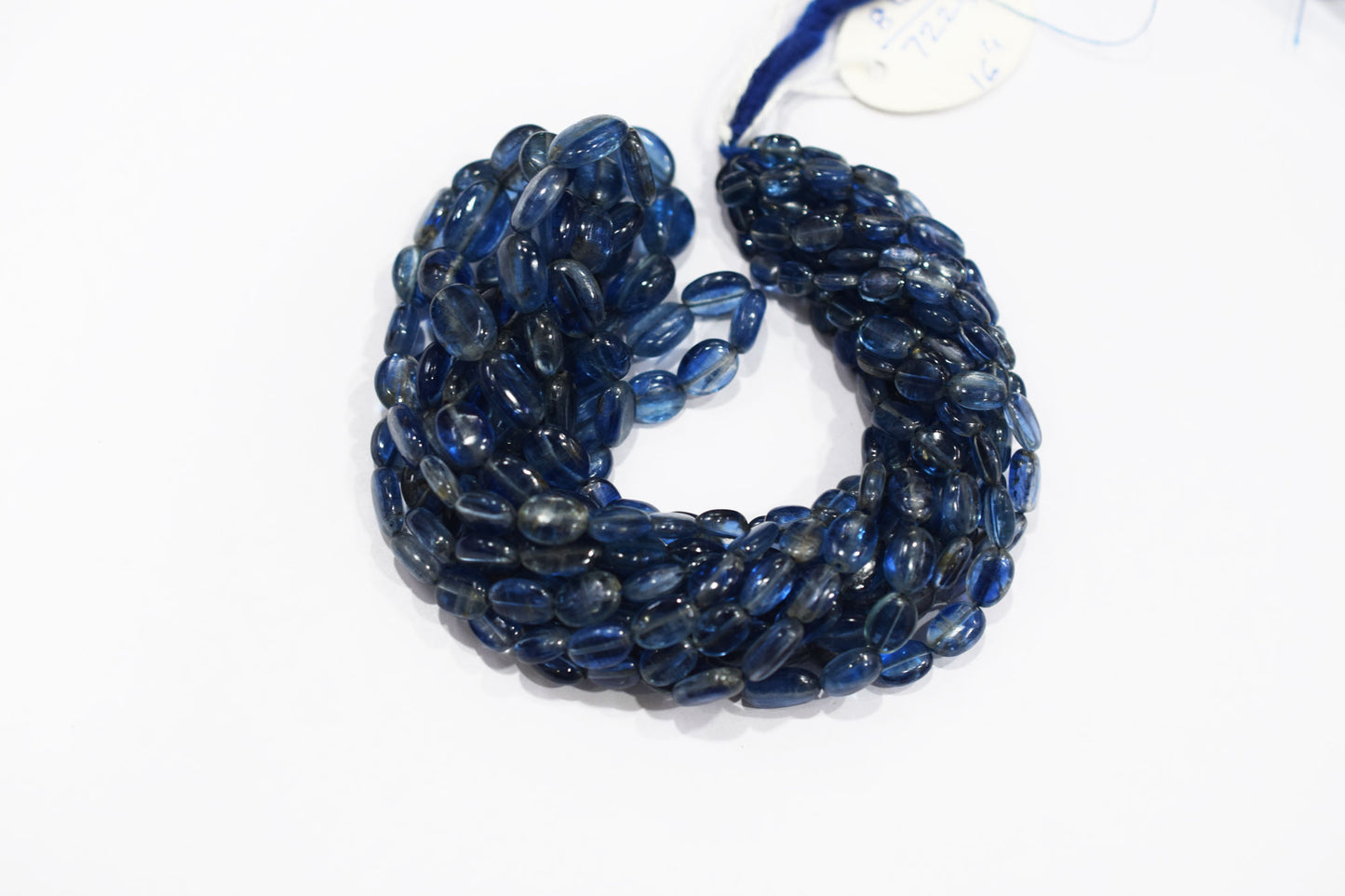 Himalayan Kyanite Smooth Oval Nuggets Shape Beads , Sold By Strand , 4x6 - 8x11 mm , 16 Inches ,  17958