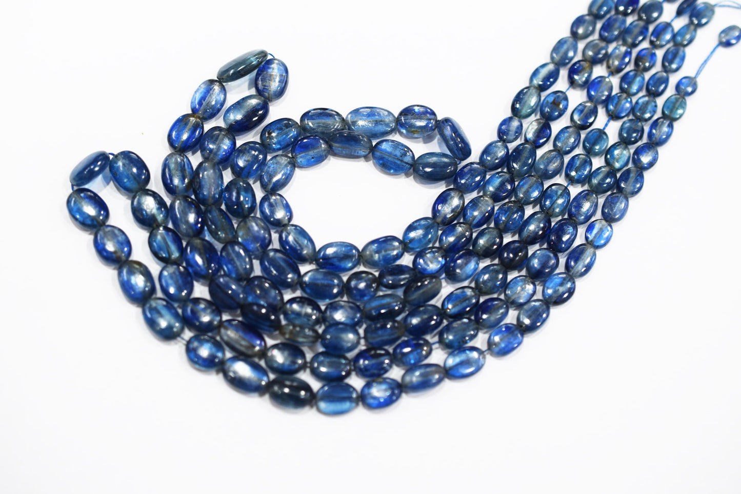 Himalayan Kyanite Smooth Oval Nuggets Shape Beads , Sold By Strand ,  5x6 - 8x12 mm , 16 Inches ,  17959
