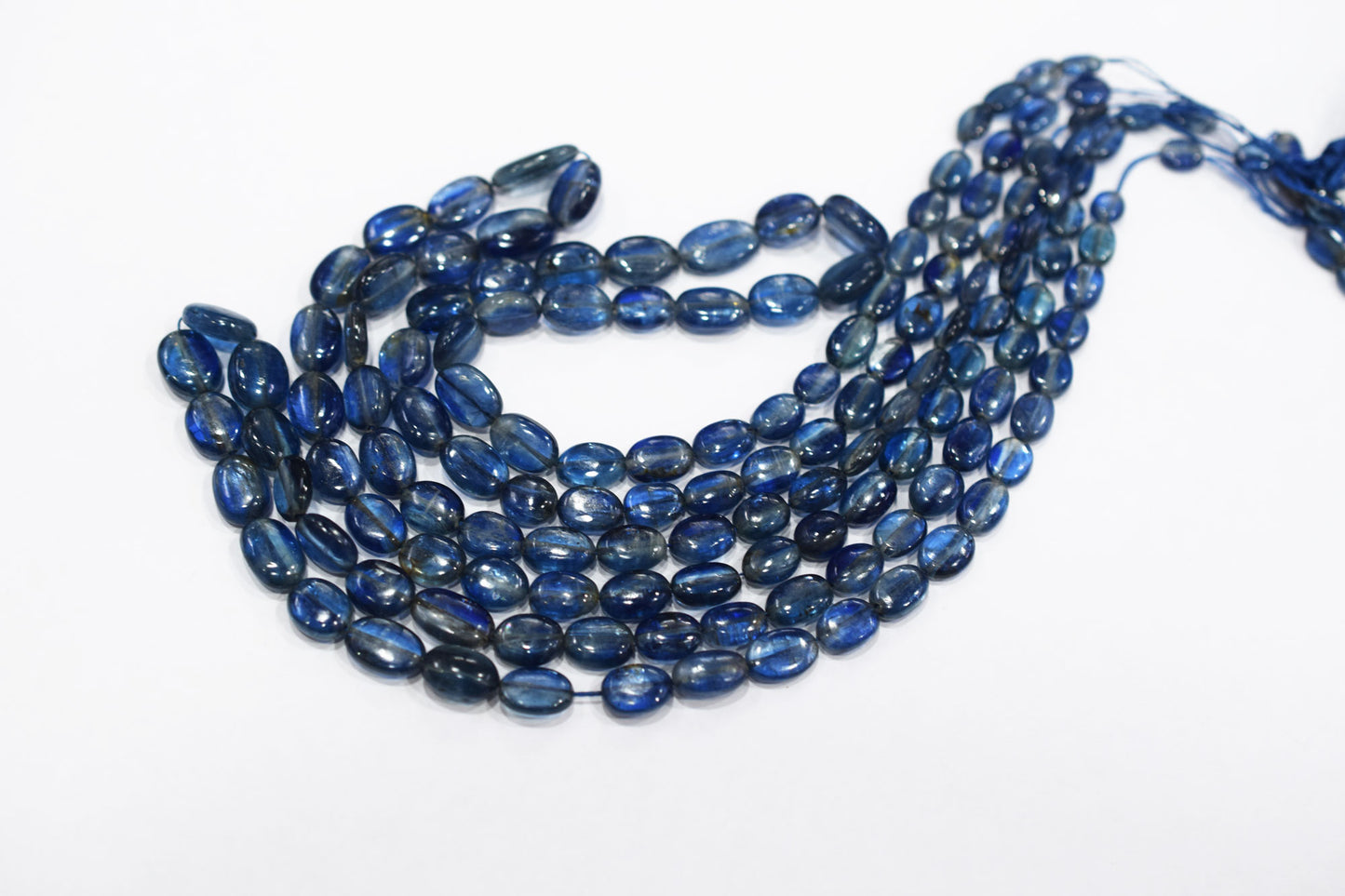 Himalayan Kyanite Smooth Oval Nuggets Shape Beads , Sold By Strand ,  5x6 - 8x12 mm , 16 Inches ,  17959