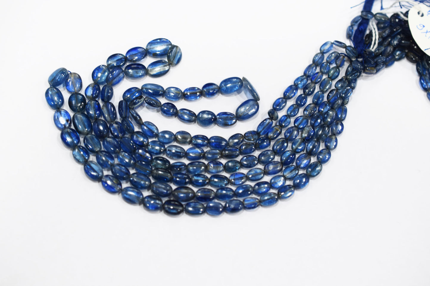 Himalayan Kyanite Smooth Oval Nuggets Shape Beads , Sold By Strand , 4.50x5.50 - 9x12 mm , 16" ,  17960