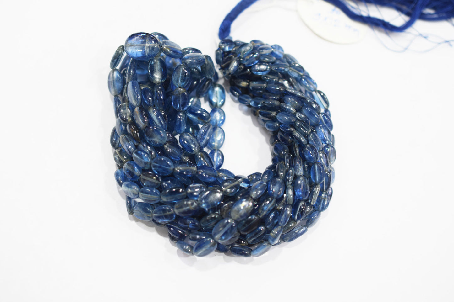 Himalayan Kyanite Smooth Oval Nuggets Shape Beads , Sold By Strand , 4.50x5.50 - 9x12 mm , 16" ,  17960