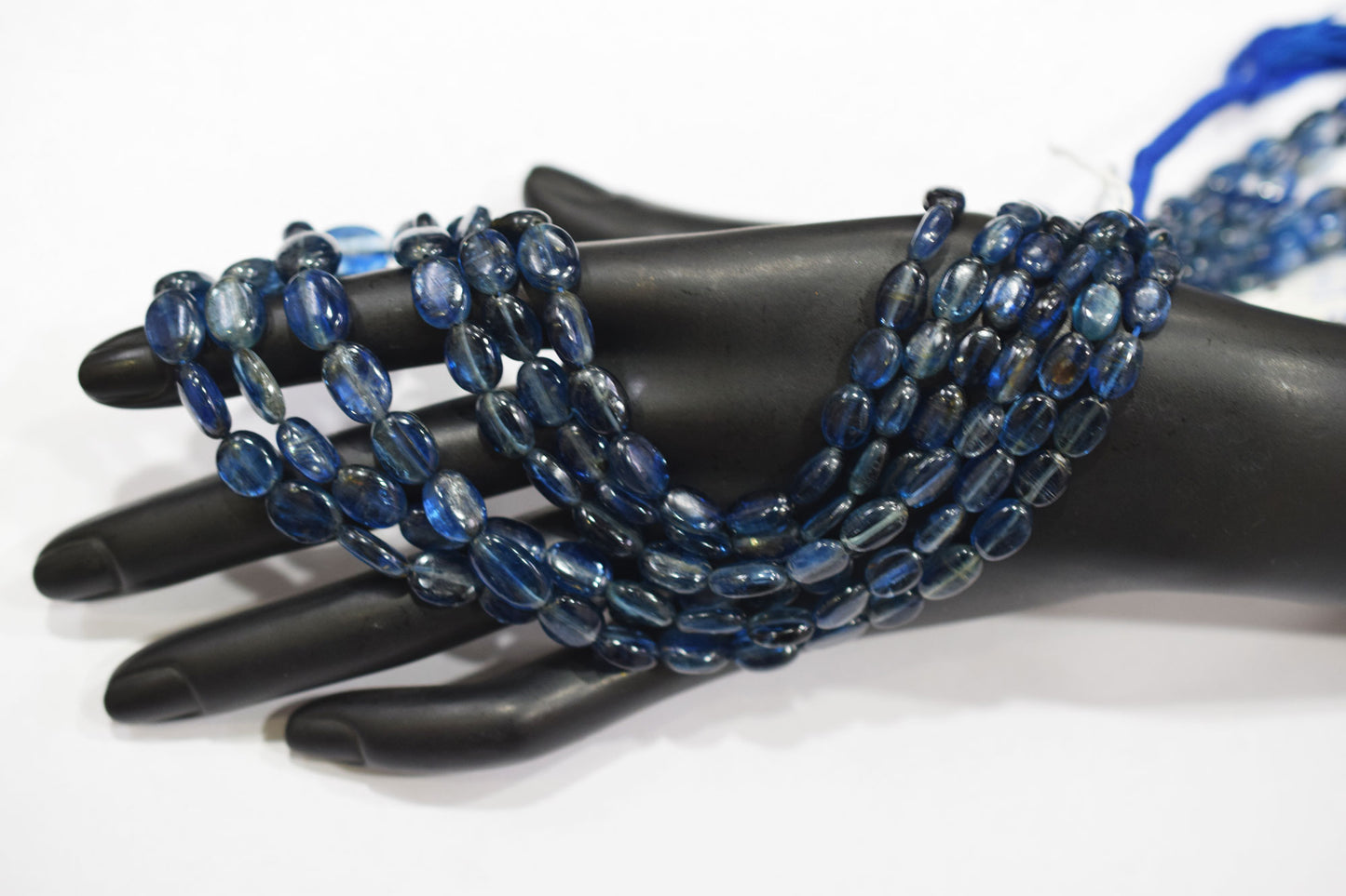 Himalayan Kyanite Smooth Oval Nuggets Shape Beads , Sold By Strand ,  5x7 - 9x11 mm , 16 Inches ,  17961