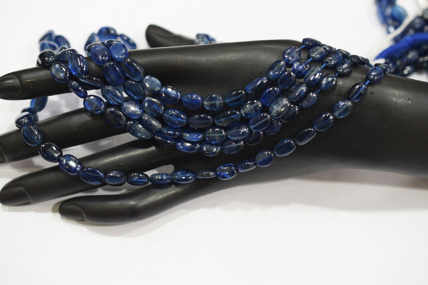 Himalayan Kyanite Smooth Oval Nuggets Shape Beads , Sold By Strand ,  5x7 - 8x11 mm , 16 Inches ,  17962