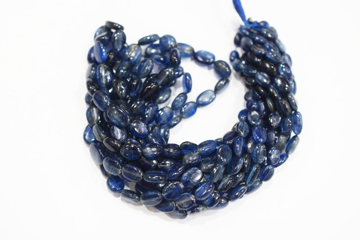 Himalayan Kyanite Smooth Oval Nuggets Shape Beads , Sold By Strand ,  5x7 - 8x11 mm , 16 Inches ,  17962