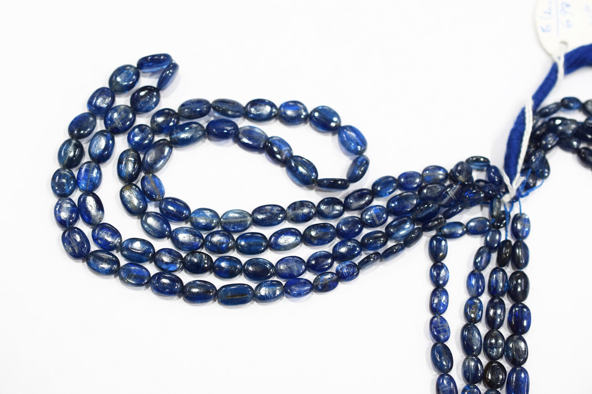 Himalayan Kyanite Smooth Oval Nuggets Shape Beads , Sold By Strand ,  5x7 - 8x11 mm , 16 Inches ,  17962