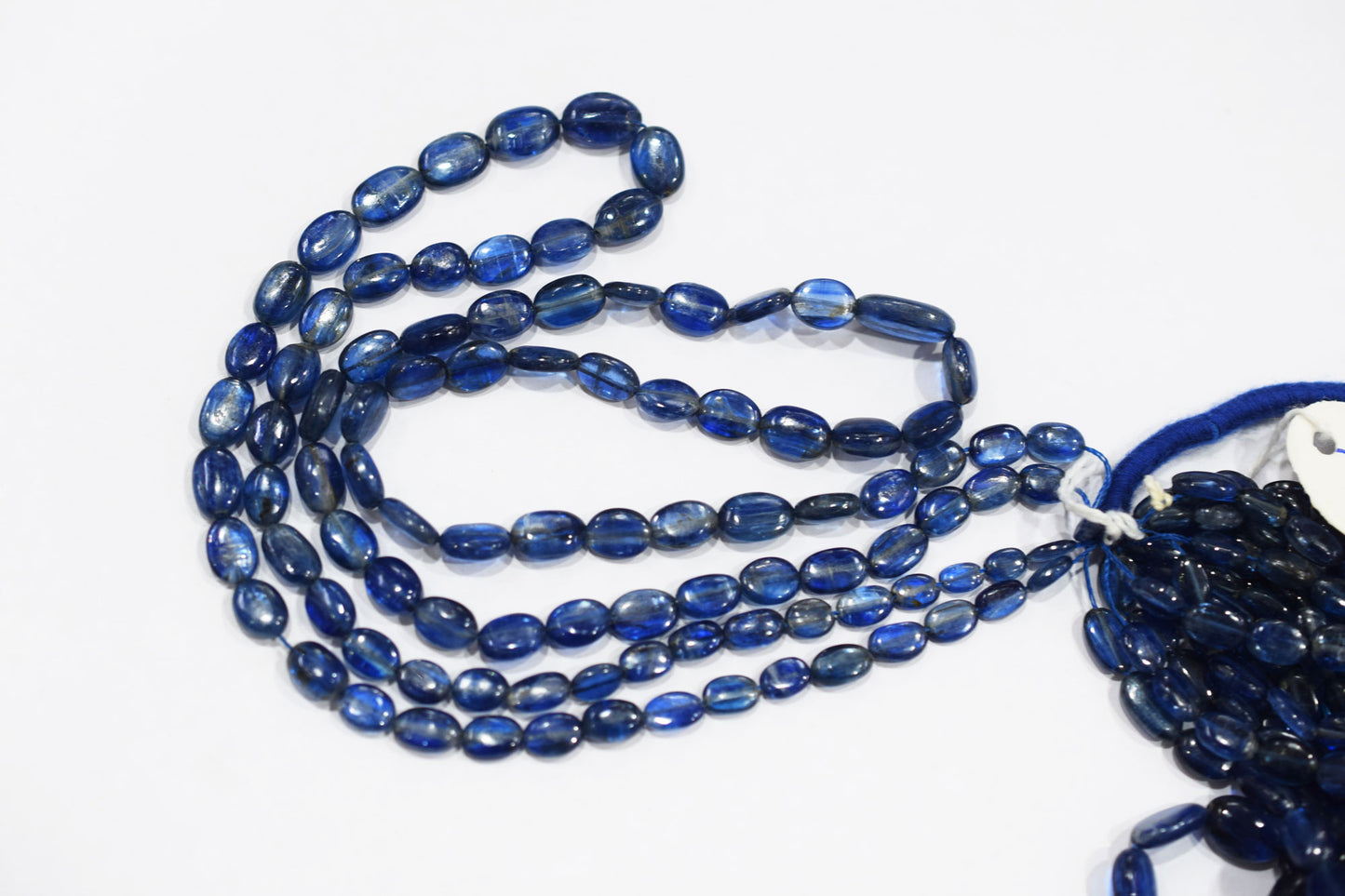Himalayan Kyanite Smooth Oval Nuggets Shape Beads , Sold By Strand , 4.50x5.50 - 9x11 mm , 16" ,  17963