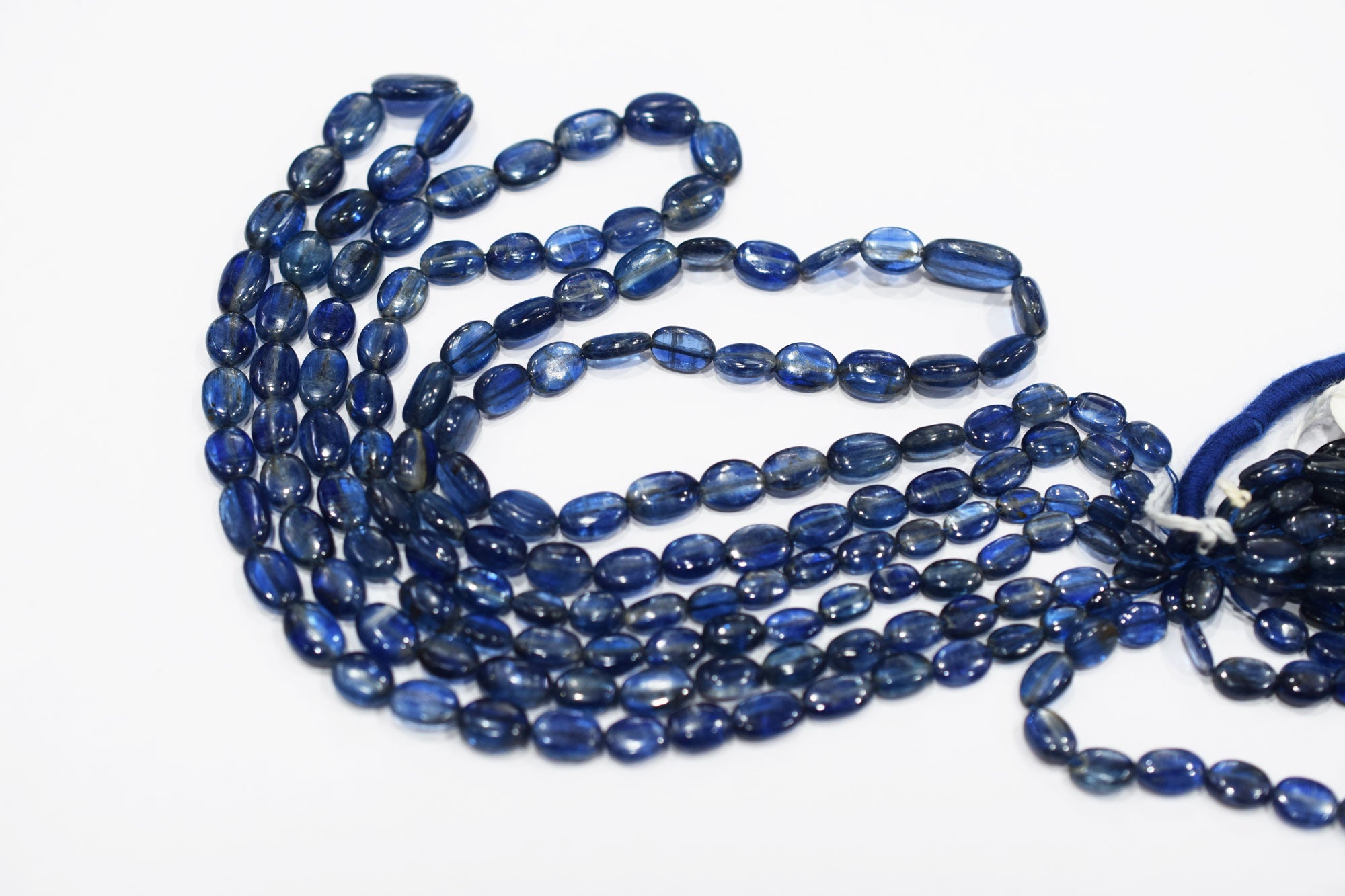 Himalayan Kyanite Smooth Oval Nuggets Shape Beads , Sold By Strand , 4.50x5.50 - 9x11 mm , 16" ,  17963