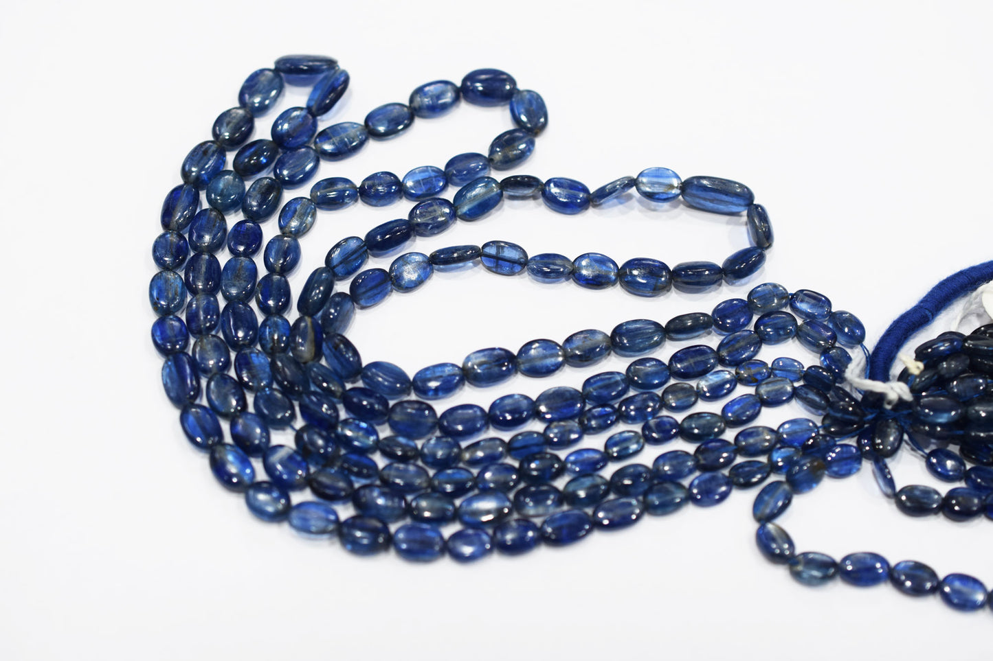 Himalayan Kyanite Smooth Oval Nuggets Shape Beads , Sold By Strand , 4.50x5.50 - 9x11 mm , 16" ,  17963