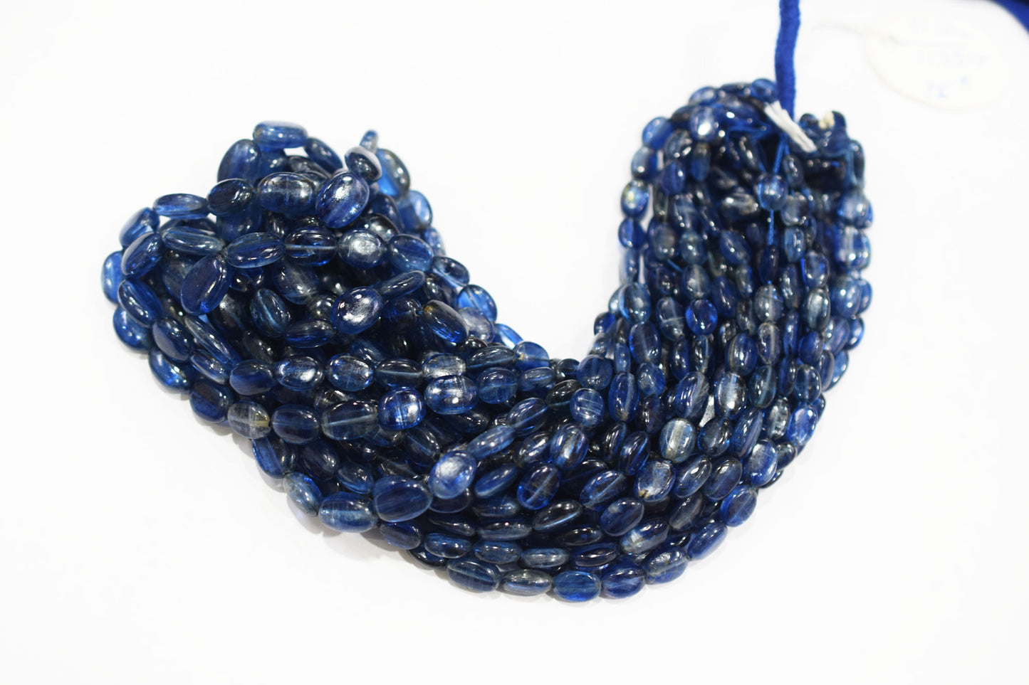 Himalayan Kyanite Smooth Oval Nuggets Shape Beads , Sold By Strand , 4.50x5.50 - 9x11 mm , 16" ,  17963