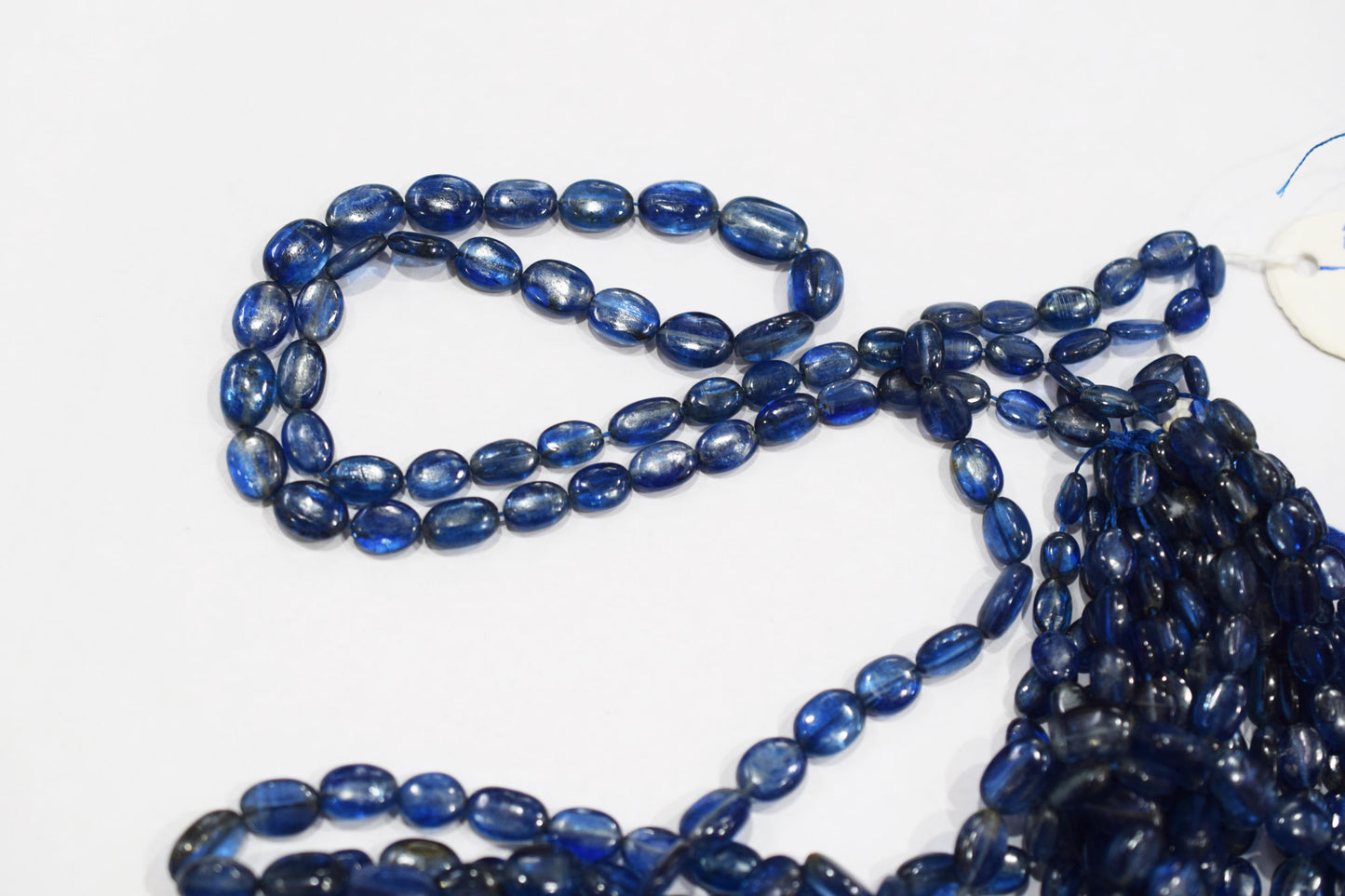 Himalayan Kyanite Smooth Oval Nuggets Shape Beads , Sold By Strand , 4.50x5.50 - 9x11 mm , 16" ,  17963