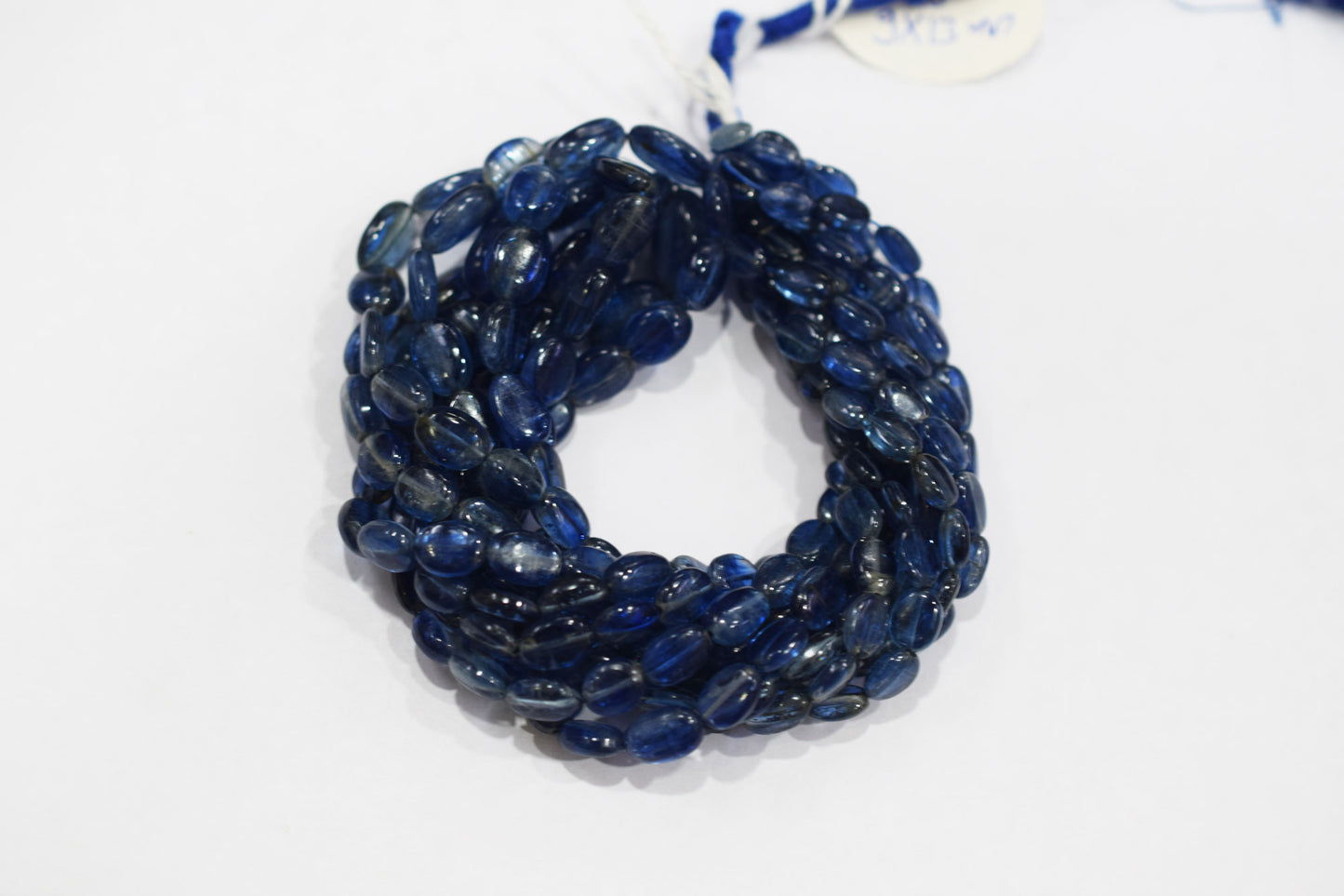 Himalayan Kyanite Smooth Oval Nuggets Shape Beads , Sold By Strand ,  4.50x6.50 - 9x13 mm , 16" ,  17964