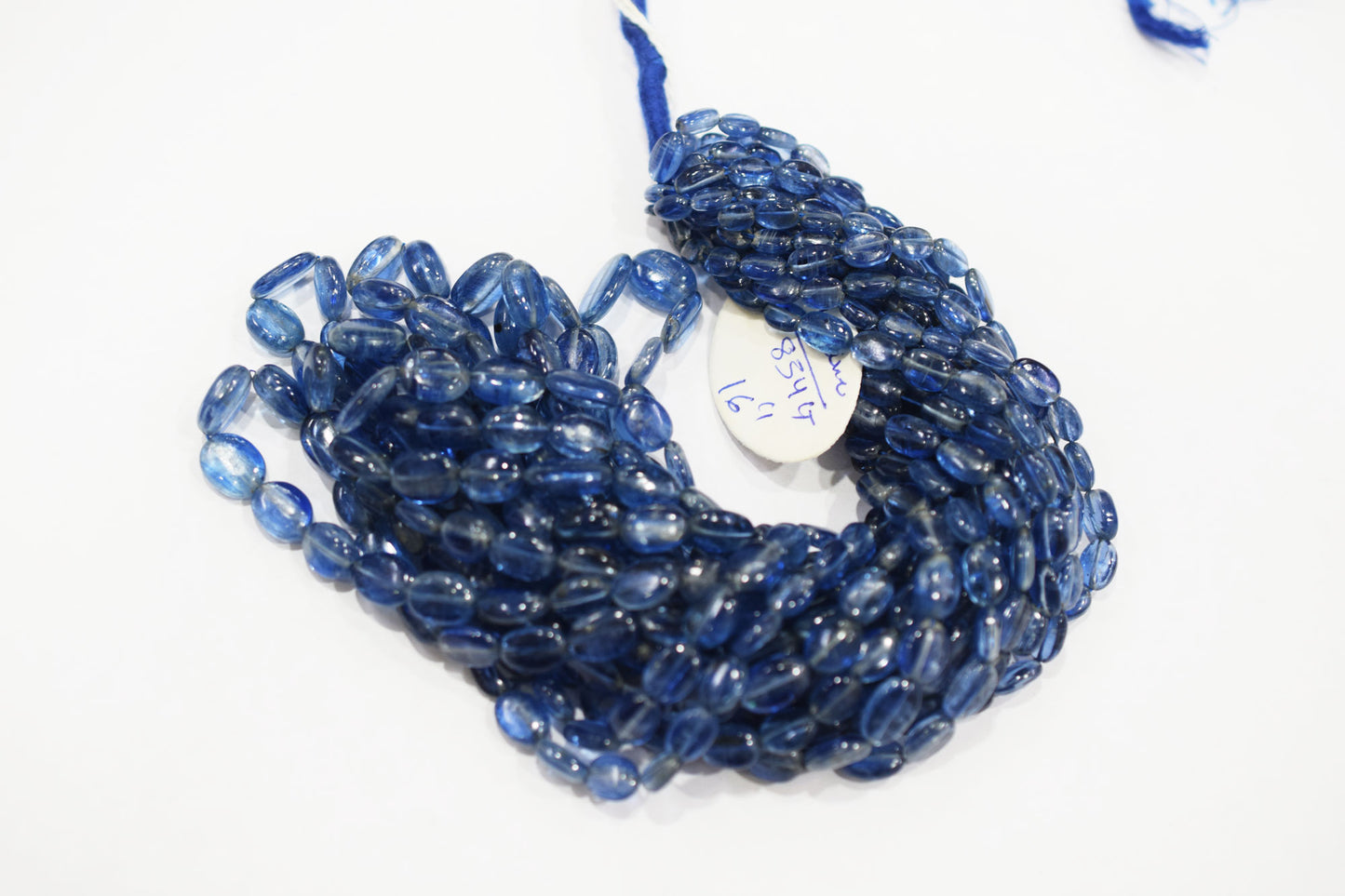 Himalayan Kyanite Smooth Oval Nuggets Shape Beads , Sold By Strand , 4x6 - 8x12 mm , 16 Inches ,  17966