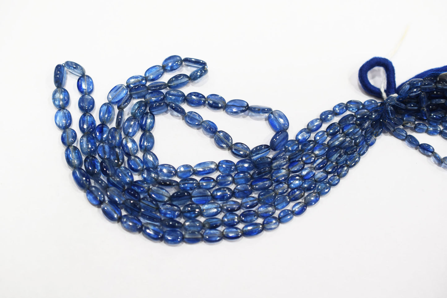 Himalayan Kyanite Smooth Oval Nuggets Shape Beads , Sold By Strand , 4x6 - 8x12 mm , 16 Inches ,  17966