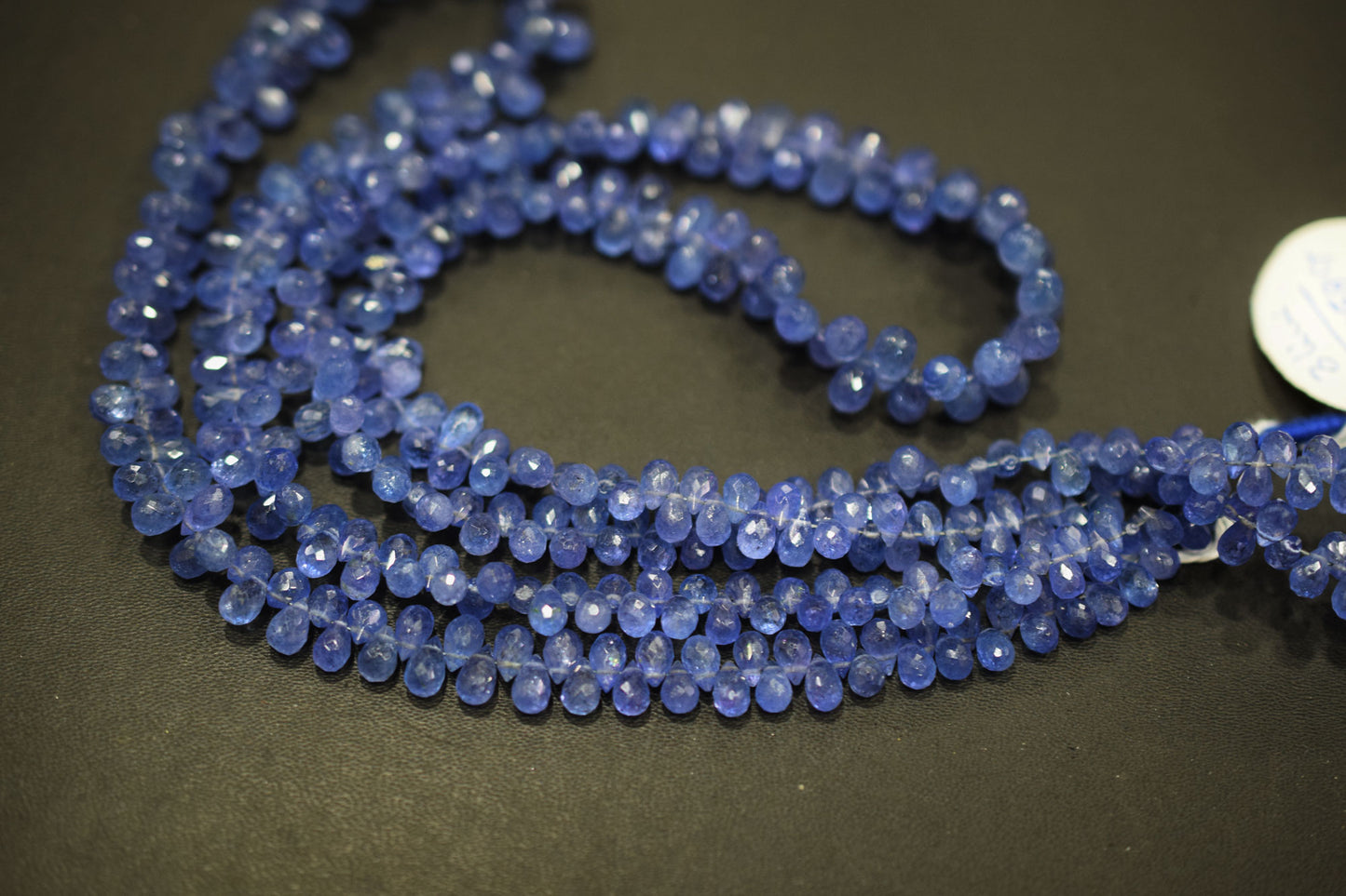 Tanzanite Tear Drops Shape Faceted Briolettes , Sold By Strand , 3.50x3.0 - 5.50x8.0 mm , 16 Inches ,  17967