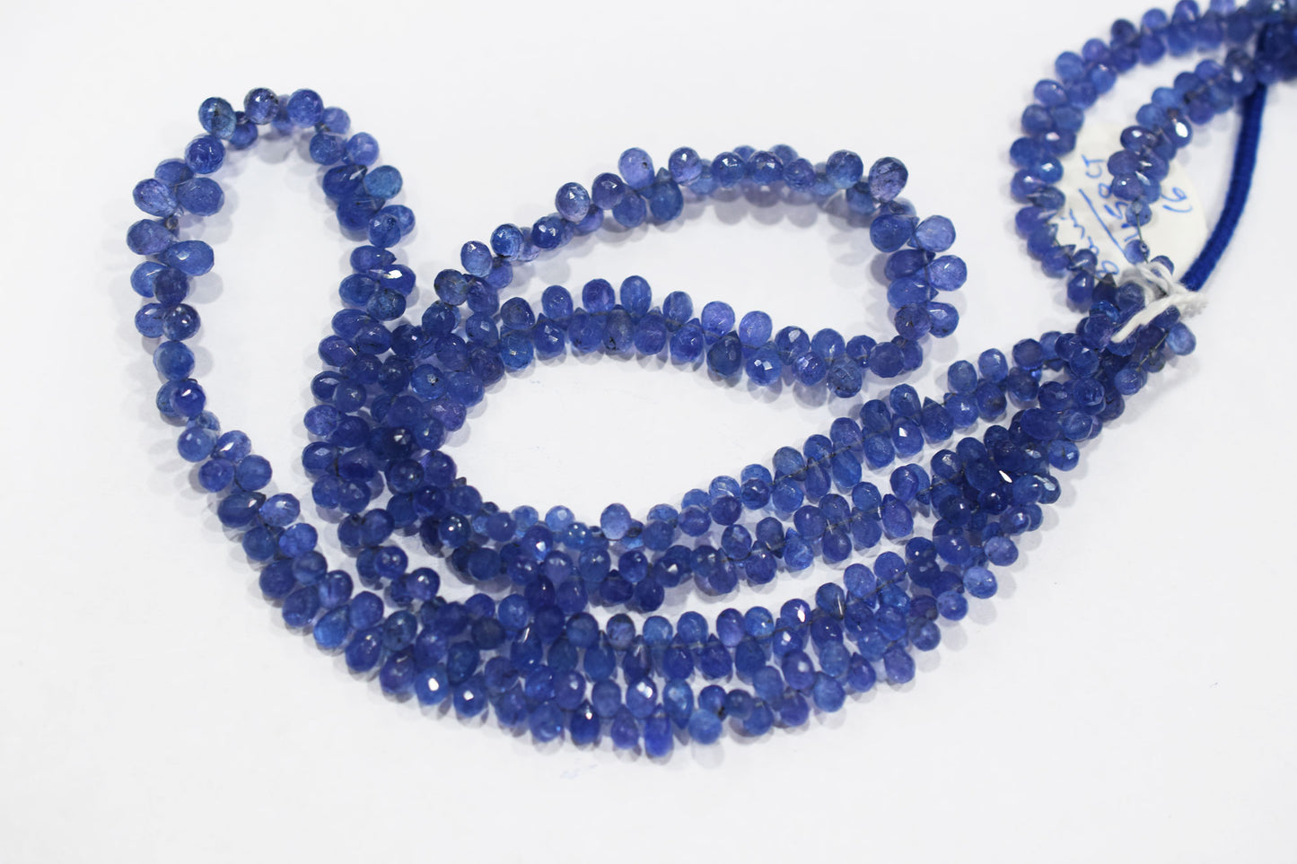 Tanzanite Tear Drops Shape Faceted Briolettes , Sold By Strand , 3.50x3.0 - 5.50x8.0 mm , 16 Inches ,  17967