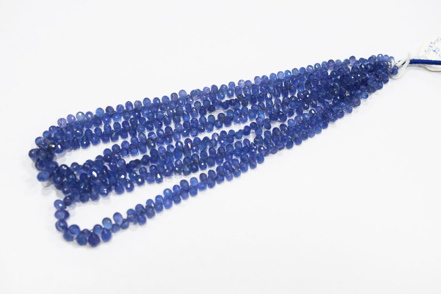 Tanzanite Tear Drops Shape Faceted Briolettes , Sold By Strand , 3.50x3.0 - 5.50x8.0 mm , 16 Inches ,  17967