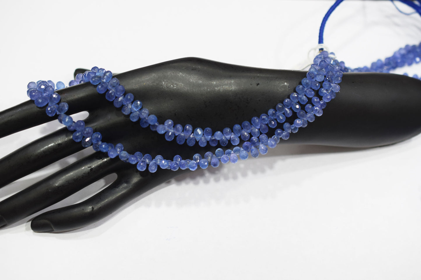 Tanzanite Tear Drops Shape Faceted Briolettes , Sold By Strand , 3.50x3.0 - 5.50x8.0 mm , 16 Inches ,  17967