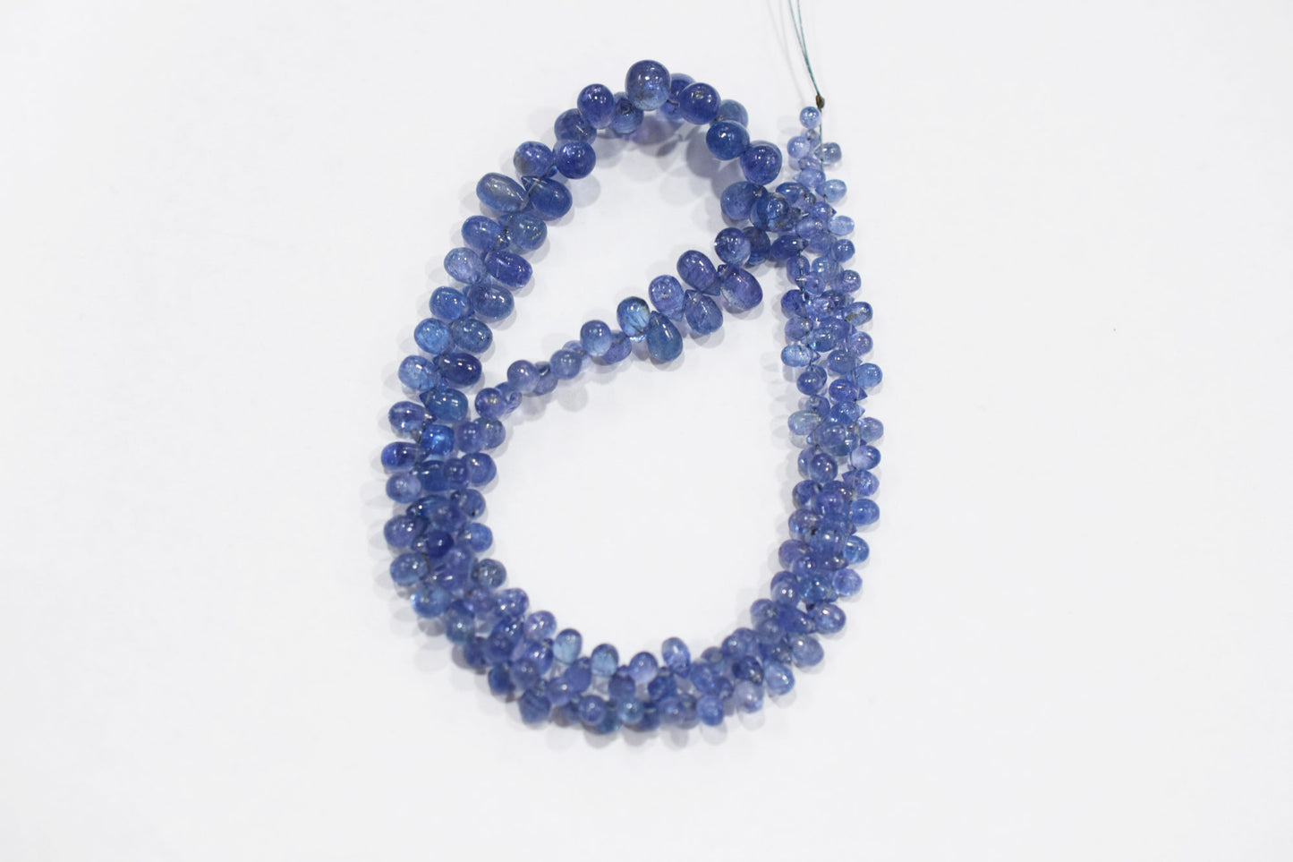 Tanzanite Smooth Tear Drops Shape Smooth Briolettes , Sold By Strand , 3x4 - 5x9 mm , 16 Inches ,  17970