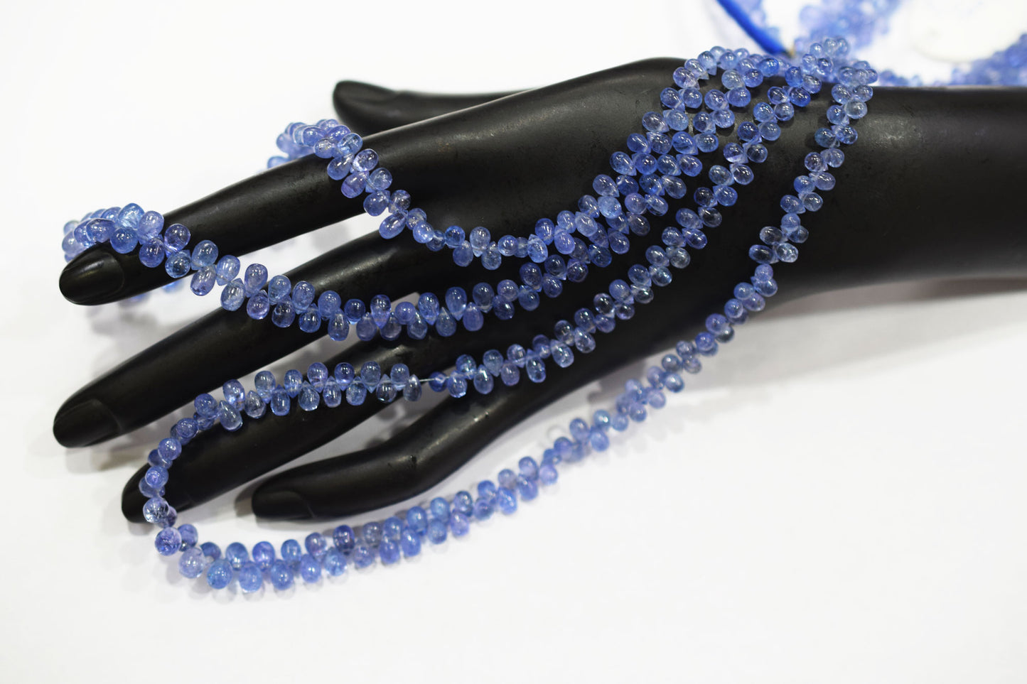 Tanzanite Smooth Tear Drops Shape Smooth Briolettes , Sold By Strand , 3x4 - 5x7.50 mm , 16 Inches ,  17971