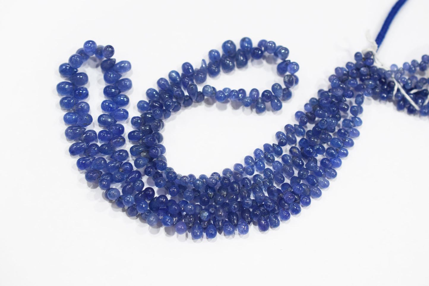 Tanzanite Smooth Tear Drops Shape Smooth Briolettes , Sold By Strand , 3x4 - 6x9 mm , 16 Inches ,  17972