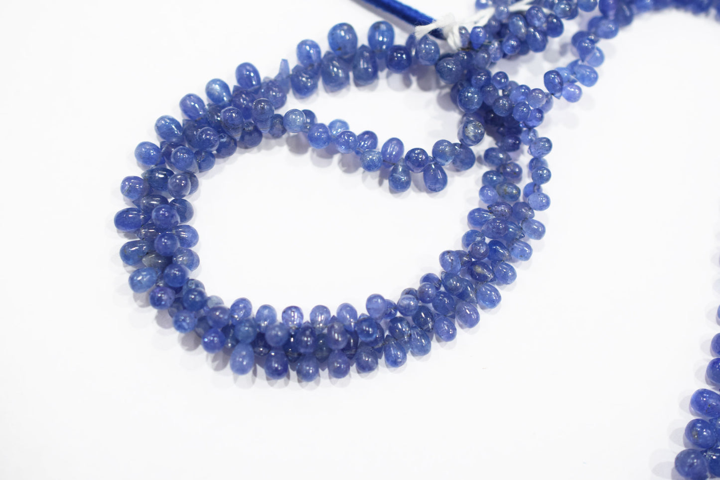 Tanzanite Smooth Tear Drops Shape Smooth Briolettes , Sold By Strand , 3x4 - 6x9 mm , 16 Inches ,  17972