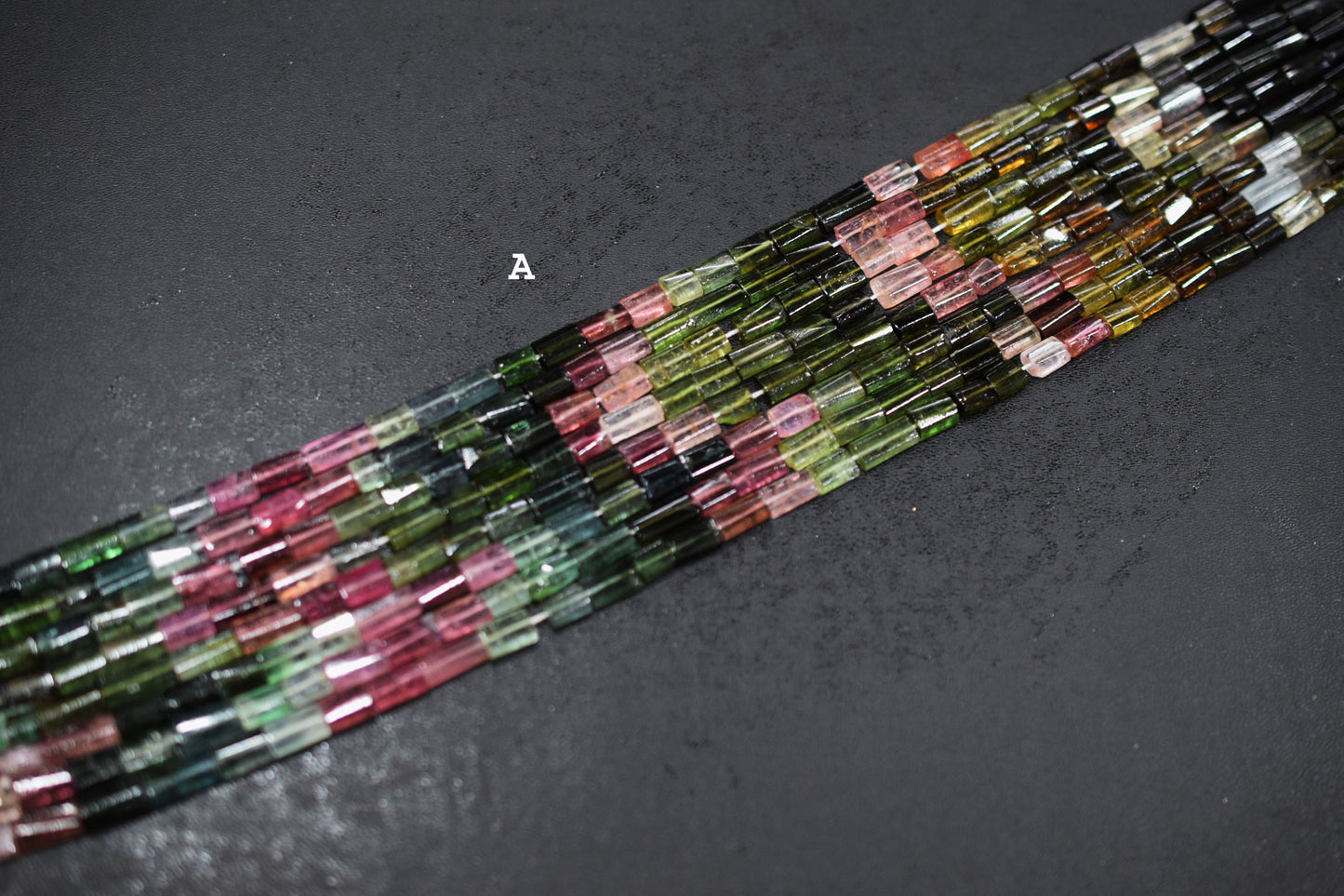 Natural Multi Tourmaline Uneven Rectangle Shape Beads , Sold By Strand , 5.50x6 - 7x11 mm , 16" , 18338