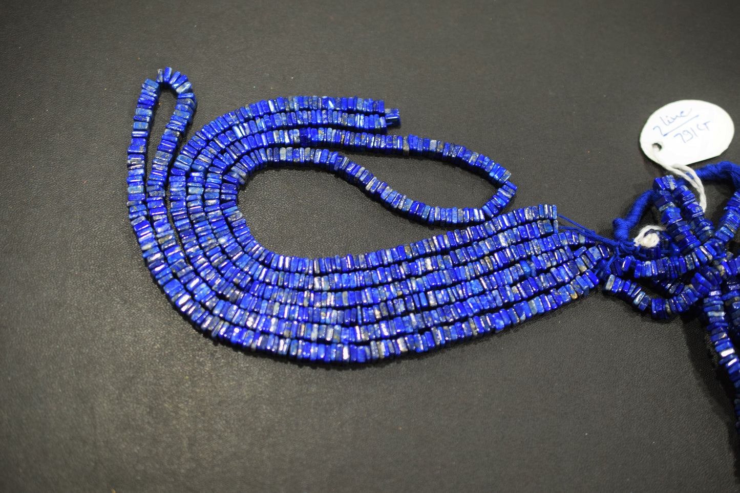 Natural Lapis Lazuli Heishi Square Beads , Sold By Strand , 4.50x4.50 - 5x5 mm , 16 Inches , 18775