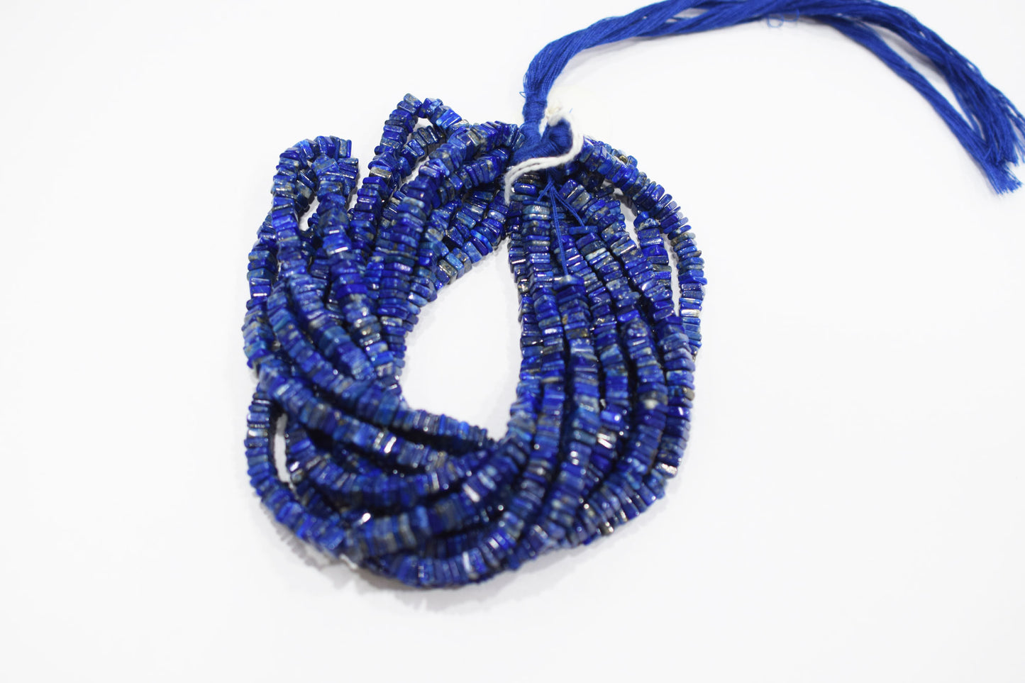 Natural Lapis Lazuli Heishi Square Beads , Sold By Strand , 4.50x4.50 - 5x5 mm , 16 Inches , 18775