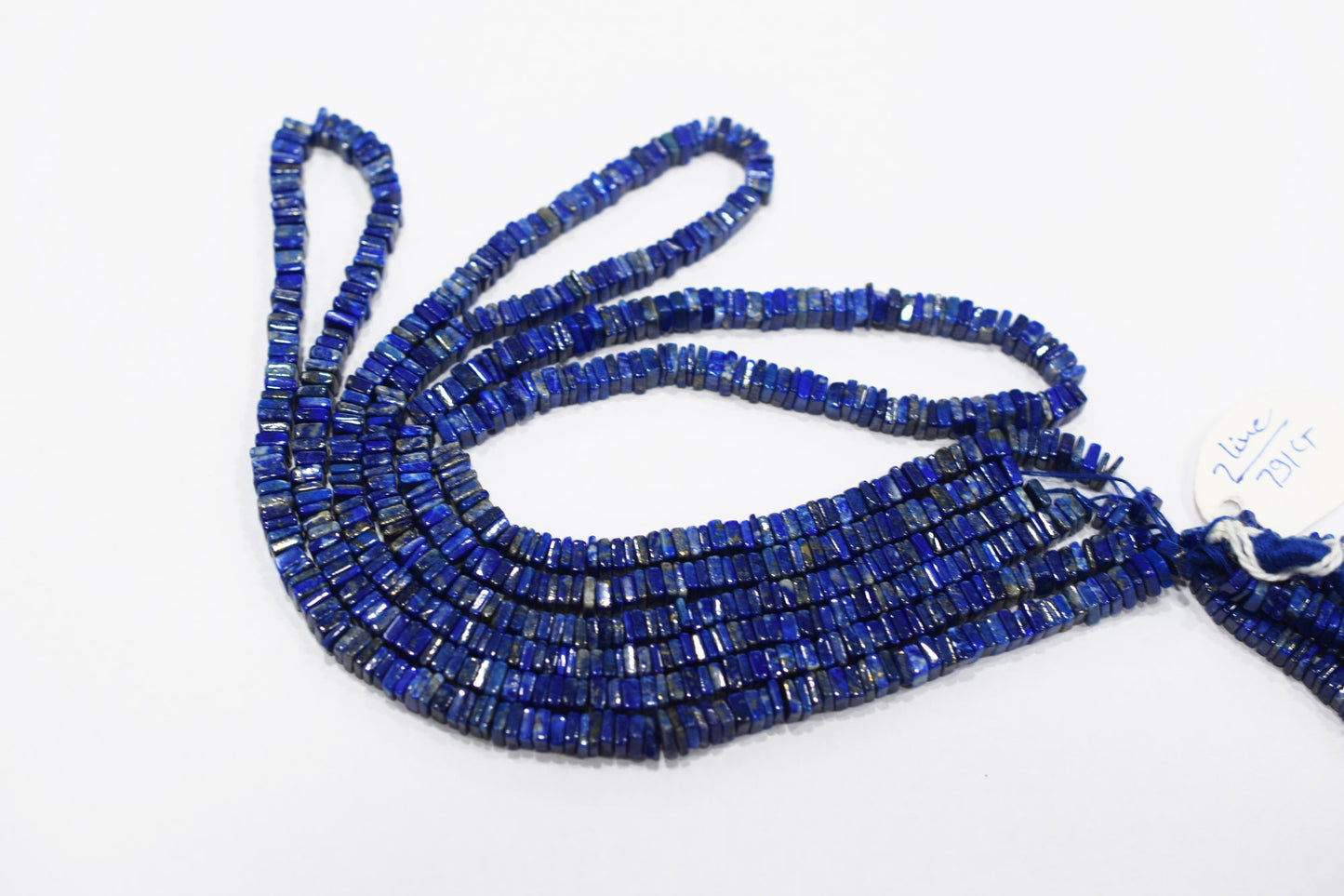 Natural Lapis Lazuli Heishi Square Beads , Sold By Strand , 4.50x4.50 - 5x5 mm , 16 Inches , 18775