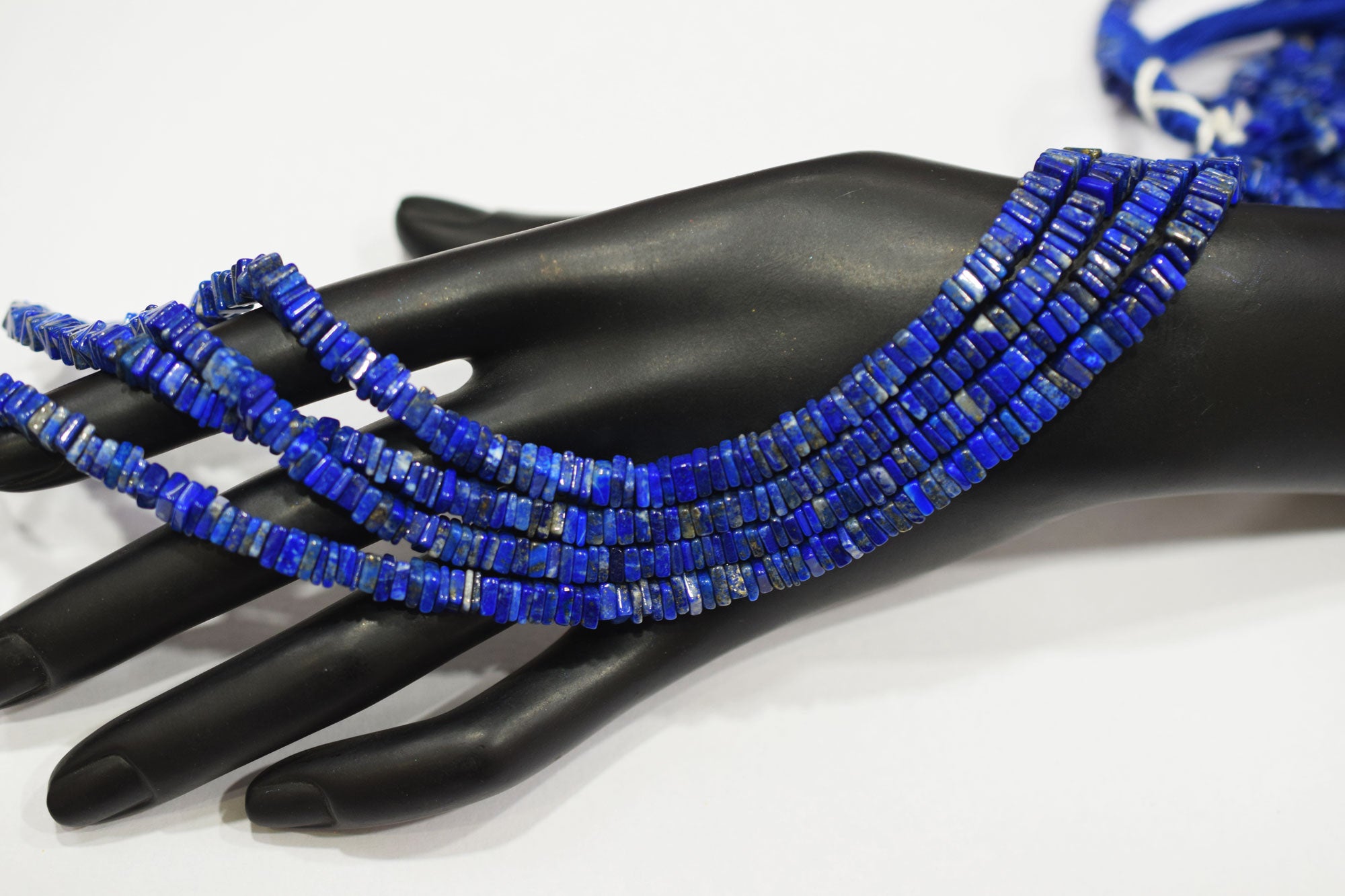 Natural Lapis Lazuli Heishi Square Beads , Sold By Strand , 4.50x4.50 - 5x5 mm , 16 Inches , 18775