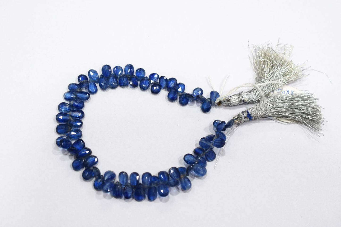 Natural Himalayan Kyanite Pear Shape Briolettes , Sold By Strand , 5.50x9 - 5.50x8 mm , 8.50 Inches , 18869