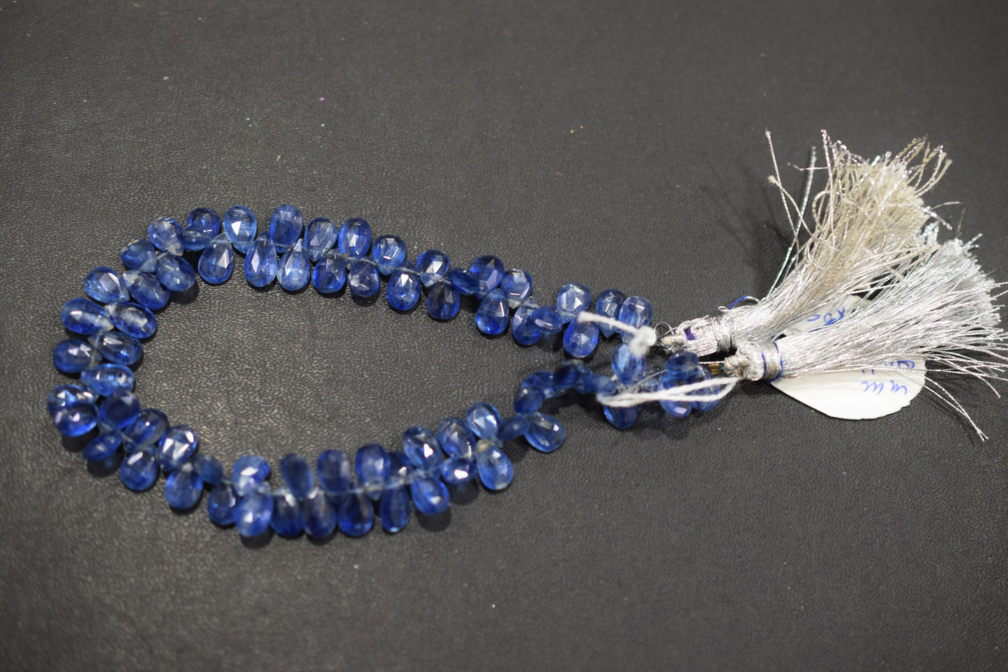 Natural Himalayan Kyanite Pear Shape Briolettes , Sold By Strand , 5.50x9 - 5.50x8 mm , 8.50 Inches , 18869