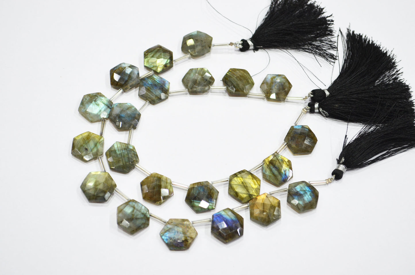 11 Pieces In A Strand Labradorite Octagon Shape Beads , Sold By Strand , 15x15 mm , 19329