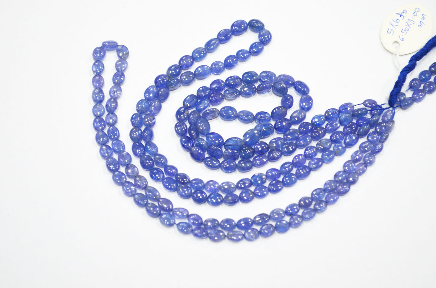 Natural Tanzanite Oval Shape Beads , Tanzanite Smooth Oval Shape Beads , Sold By Strand , 16 Inches , 5x5 - 6x9 mm , 19456