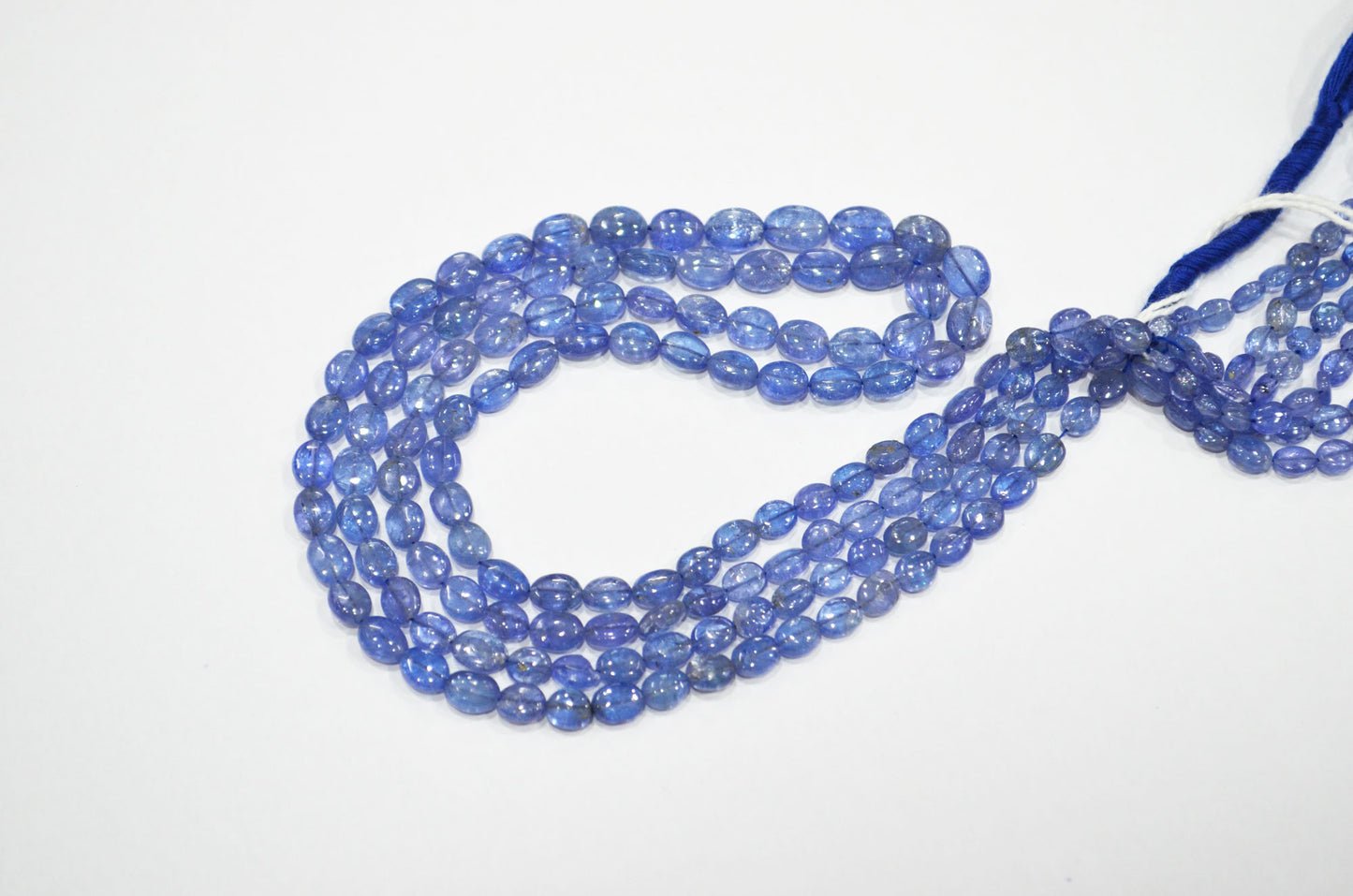 Natural Tanzanite Oval Shape Beads , Tanzanite Smooth Oval Shape Beads , Sold By Strand , 16 Inches , 4x5 - 6x7.50 mm , 19458