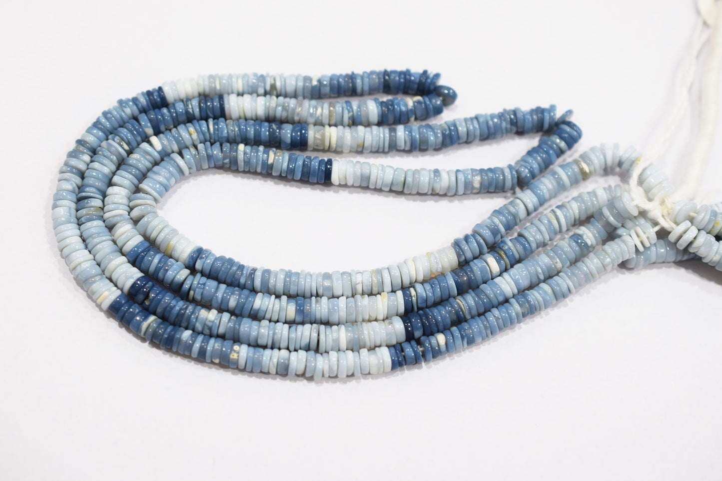 Natural Denim Opal Tyre Shape Beads , Sold By Strand , 5 - 5.50 mm , 16" , 19575