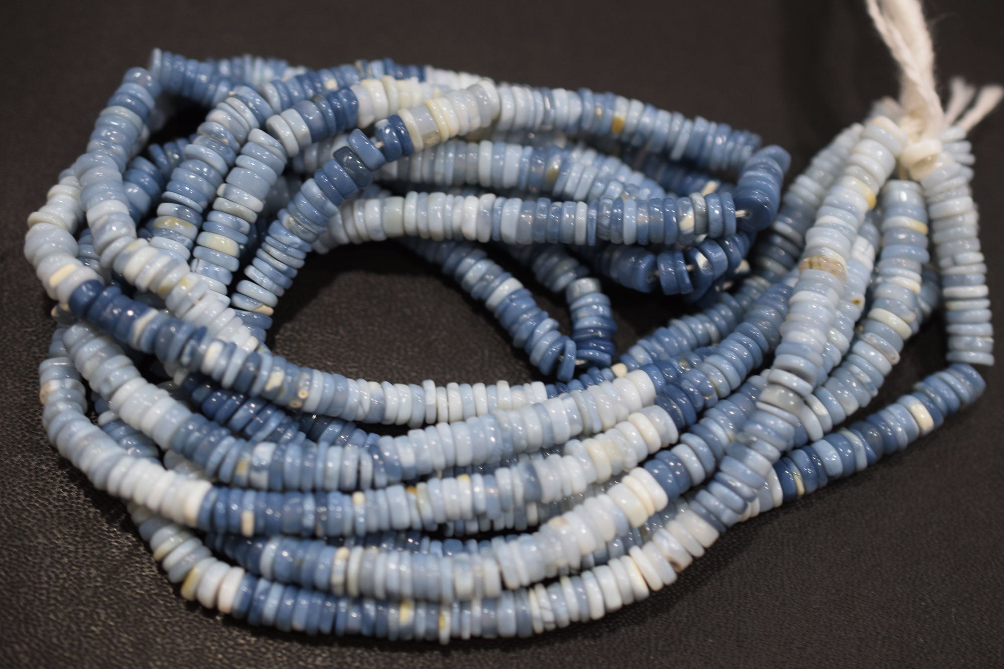 Natural Denim Opal Tyre Shape Beads , Sold By Strand , 5 - 5.50 mm , 16" ,  19575