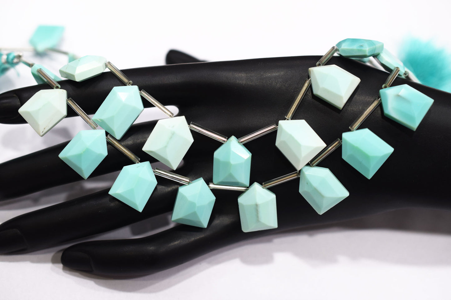 11 Pieces In Strand Peru Chalcedony Hut Shape Beads , Sold By Strand , 10x15 - 12x16 mm , 19603