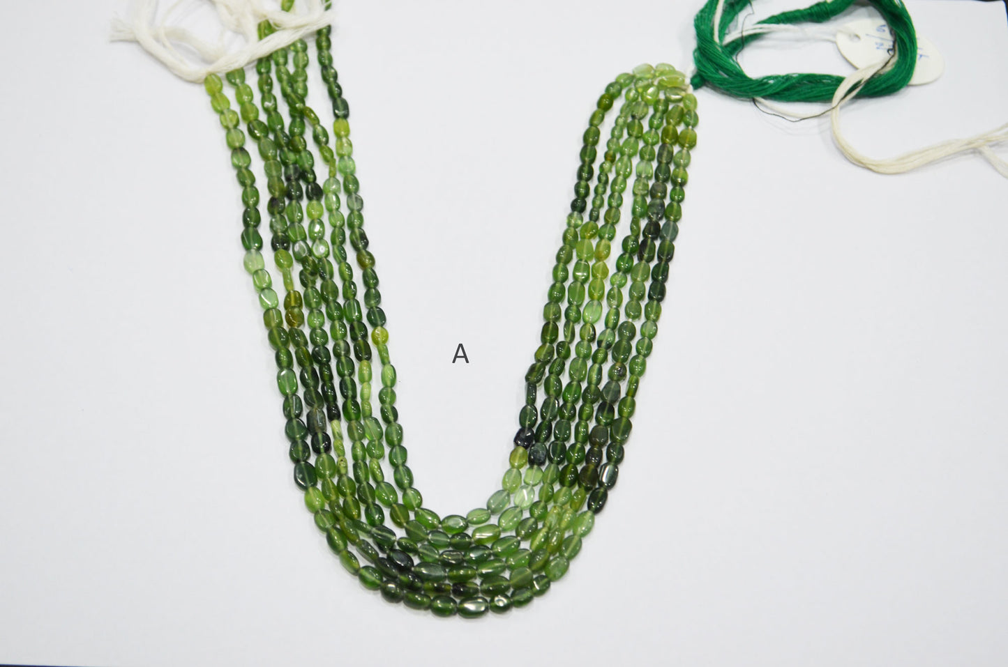Russian Serpentine Oval Nuggets Shape Beads , Sold By Strand , 13.50 Inches , 4.50x5 - 5x8 mm , 19708