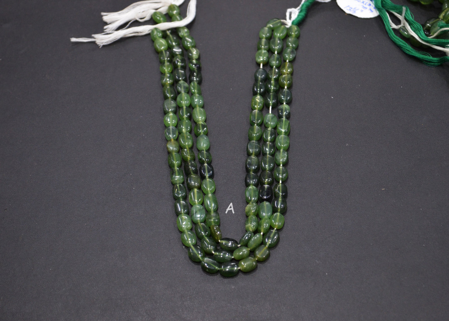 Russian Serpentine Oval Nuggets Shape Beads , Sold By Strand , 13.50 Inches , 7x9 - 9x12 mm , 19709
