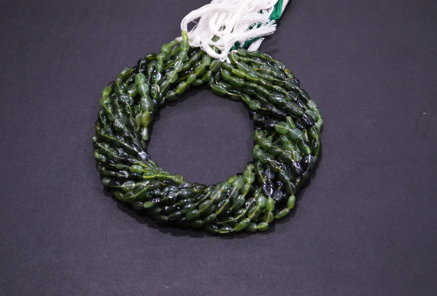 Russian Serpentine Oval Nuggets Shape Beads , Sold By Strand , 13.50 Inches , 5.50x7-6x11 mm  , 19710