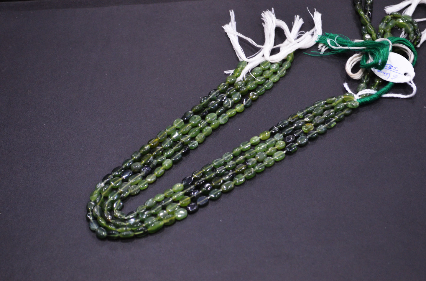 Russian Serpentine Oval Nuggets Shape Beads , Sold By Strand , 13.50 Inches , 5.50x7-6x11 mm , 19710