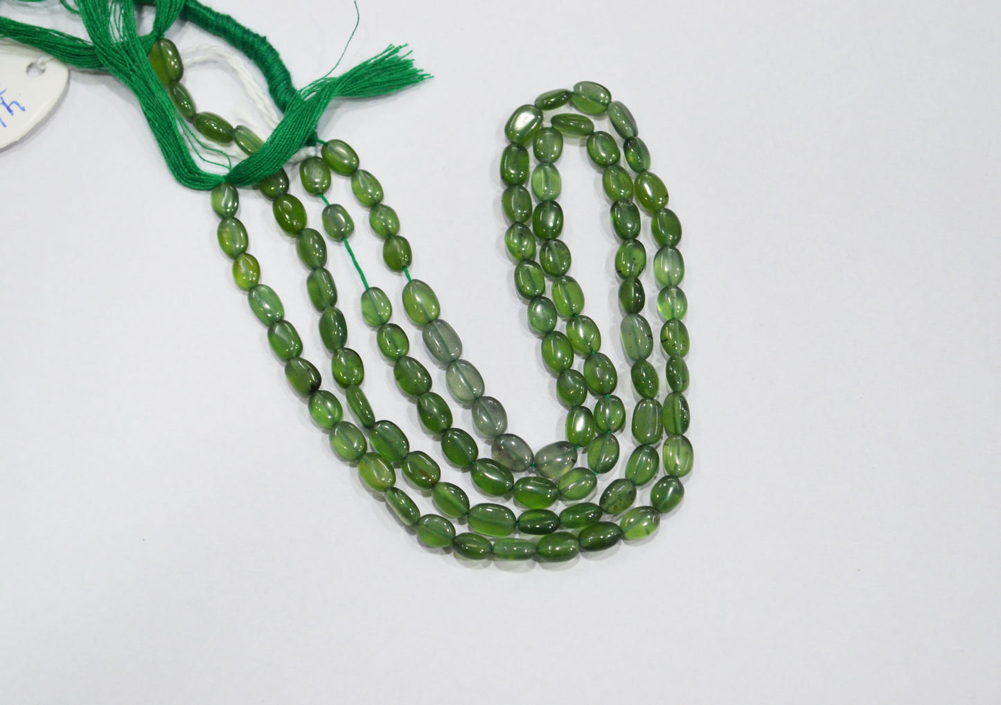 Russian Serpentine Oval Nuggets Shape Beads , Sold By Strand , 13.50 Inches , 4x6-5x7 mm , 19711