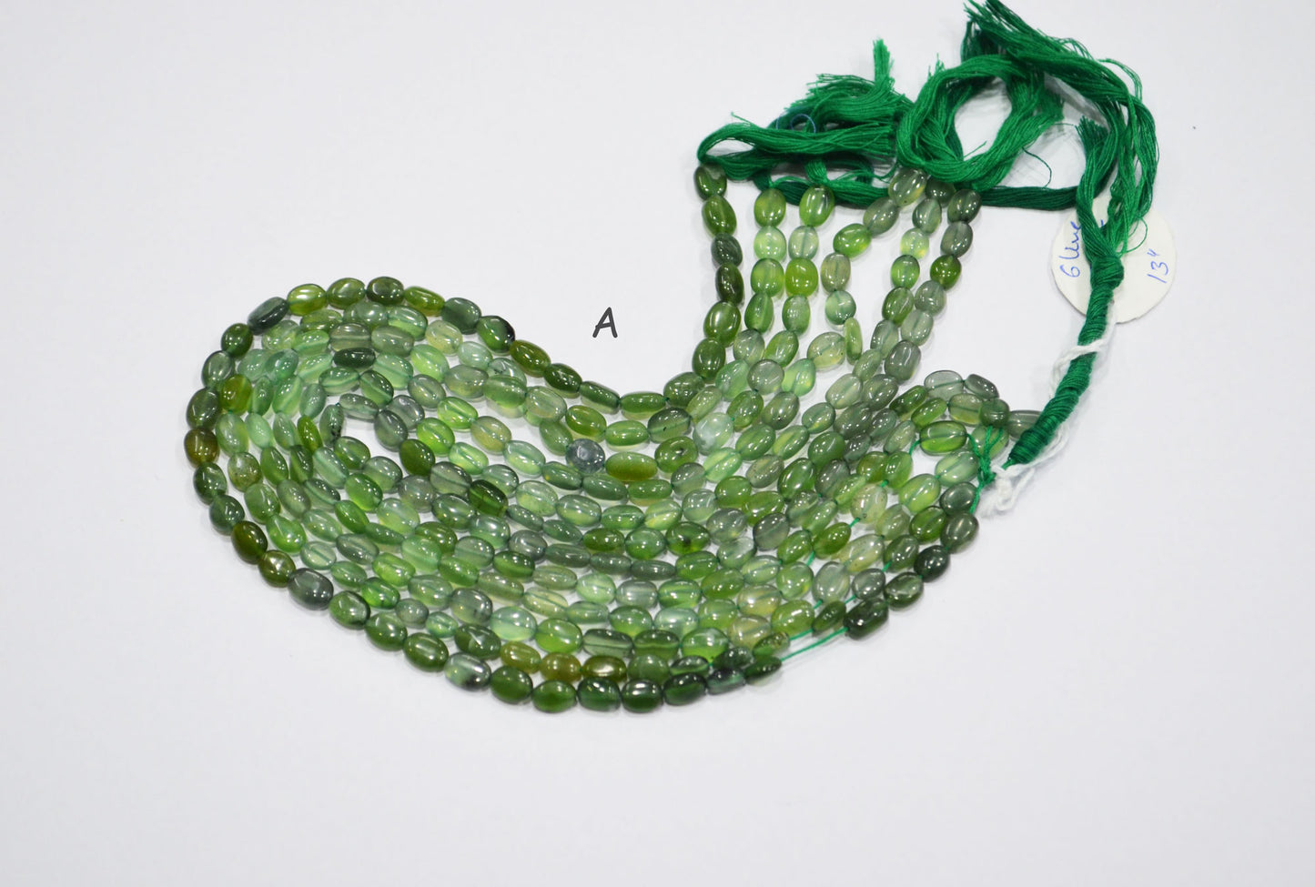 Russian Serpentine Oval Nuggets Shape Beads , Sold By Strand , 13 Inches , 5x6-6x8 mm , 19712